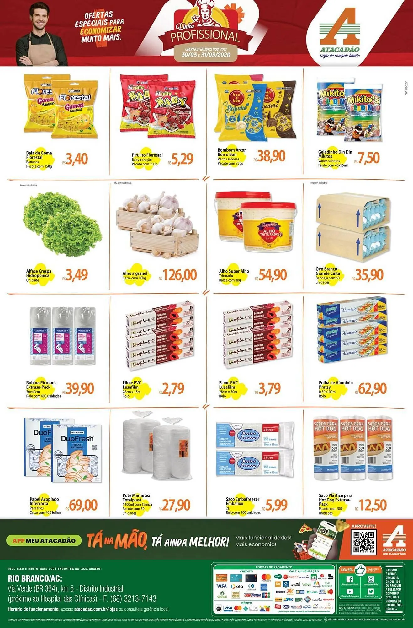 Encarte de Folheto Atacadão 30 de março até 31 de março 2026 - Pagina 2