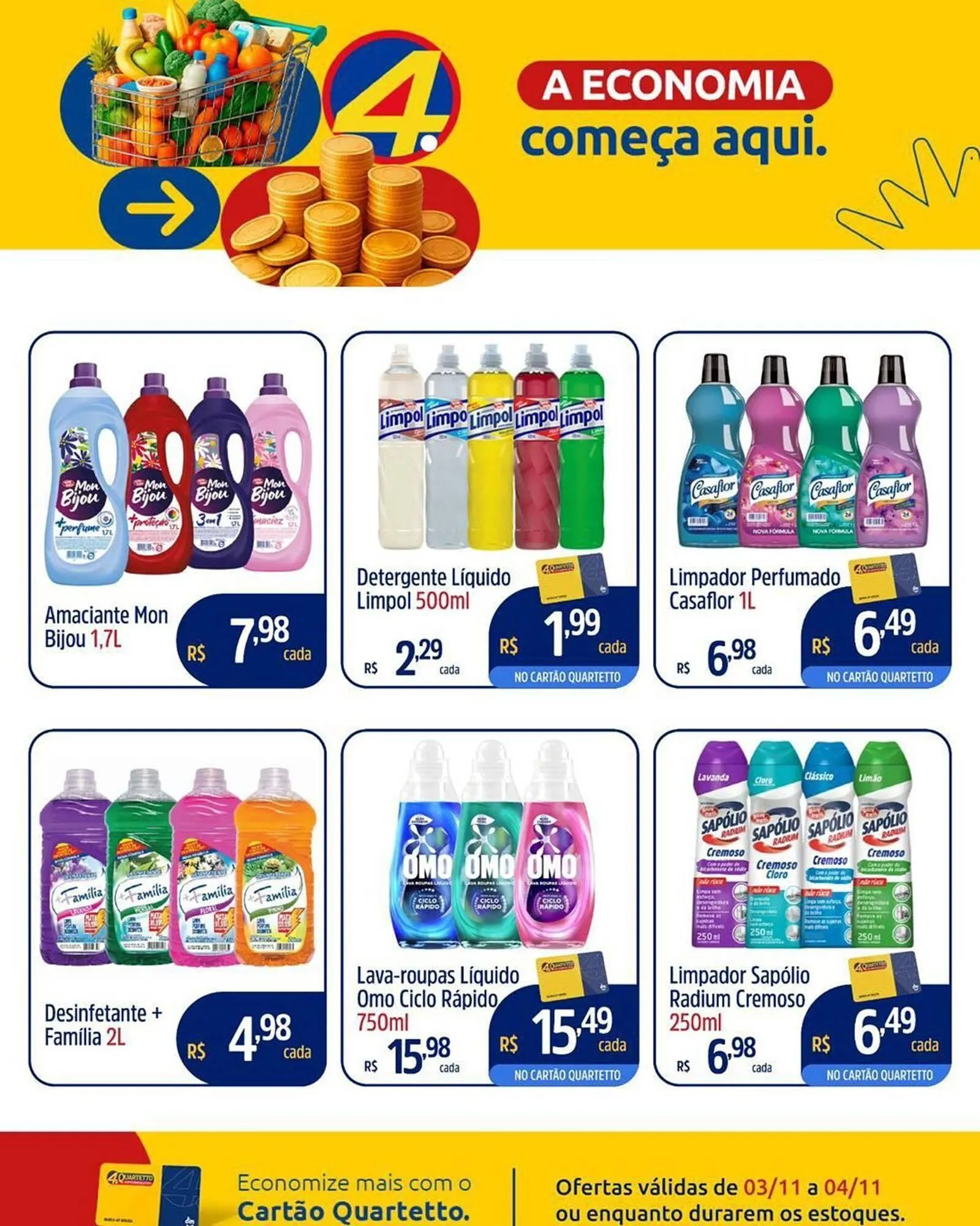 Encarte de Catálogo Quartetto Supermercados 3 de novembro até 4 de novembro 2025 - Pagina 2