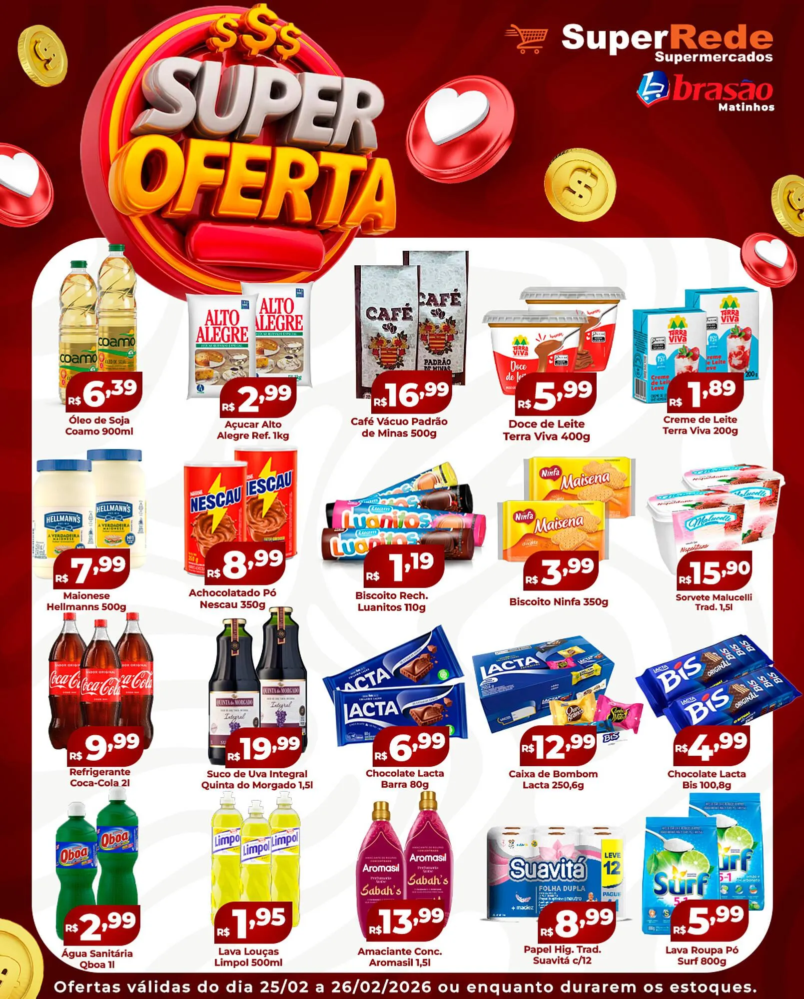 Encarte de Catálogo Super Rede Atacadista 25 de março até 26 de março 2026 - Pagina 1
