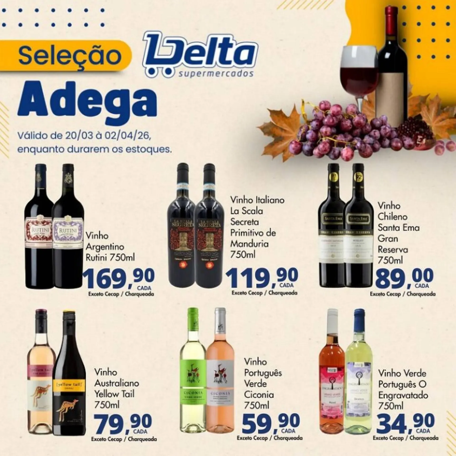 Encarte de Catálogo Delta Supermercados 20 de março até 2 de abril 2026 - Pagina 1