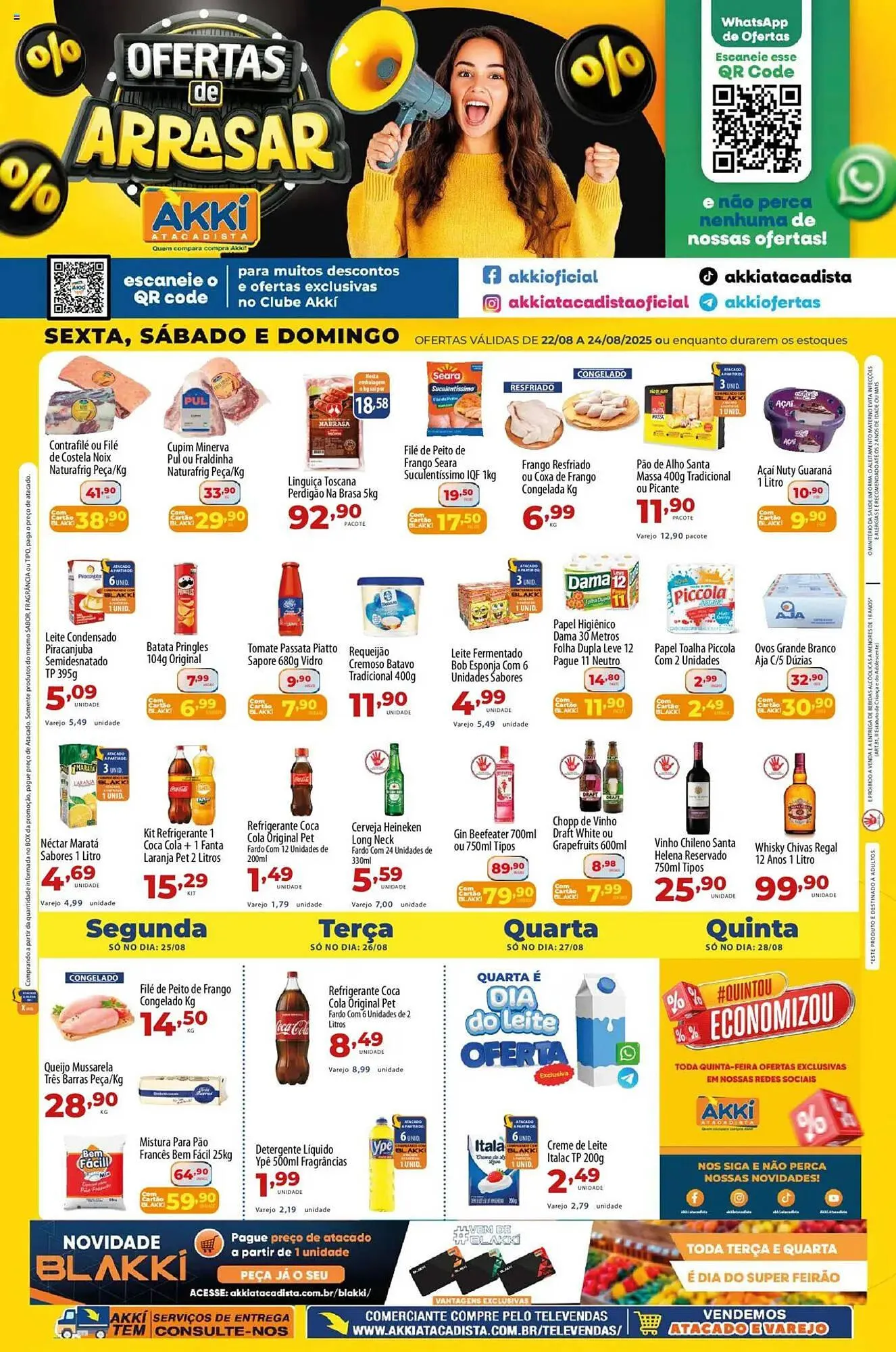 Encarte de Catálogo Akki Atacadista 21 de agosto até 24 de agosto 2025 - Pagina 1