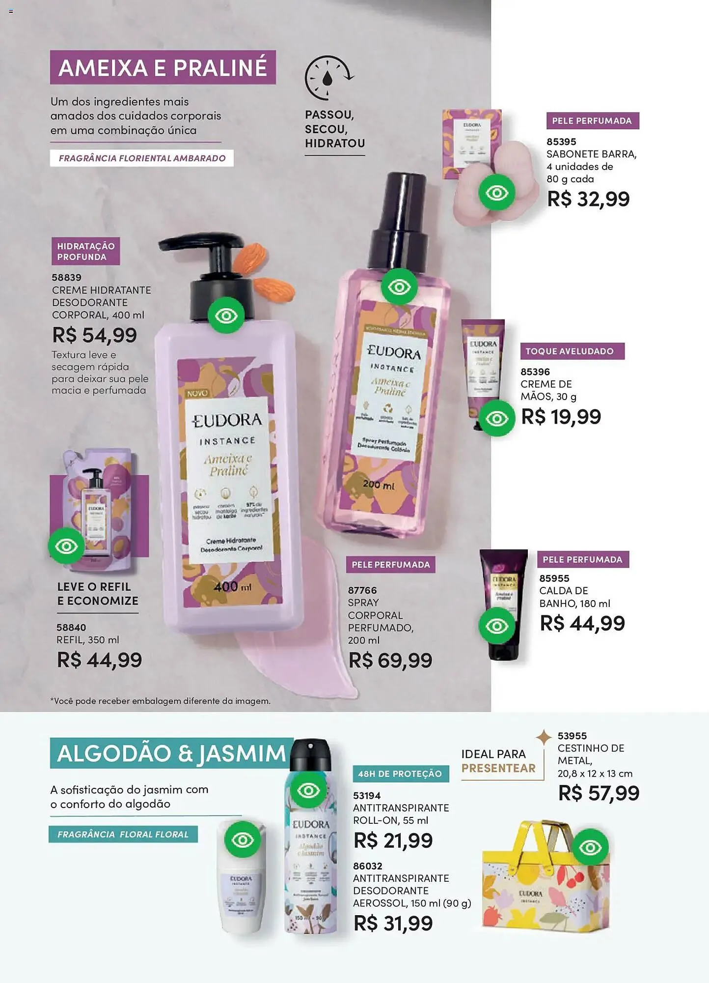 Encarte de Catálogo Eudora 29 de outubro até 27 de novembro 2025 - Pagina 101