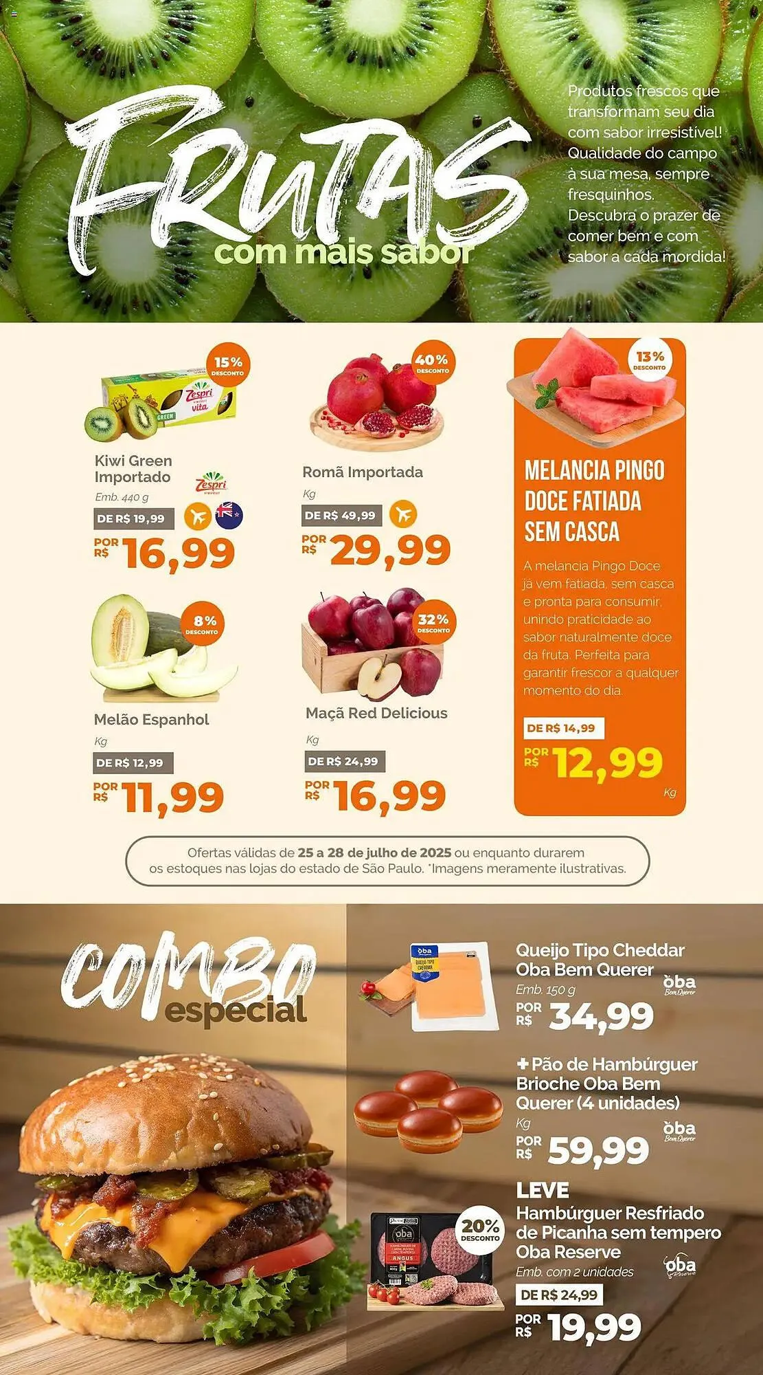 Encarte de Catálogo Oba Hortifruti 25 de julho até 28 de julho 2025 - Pagina 4