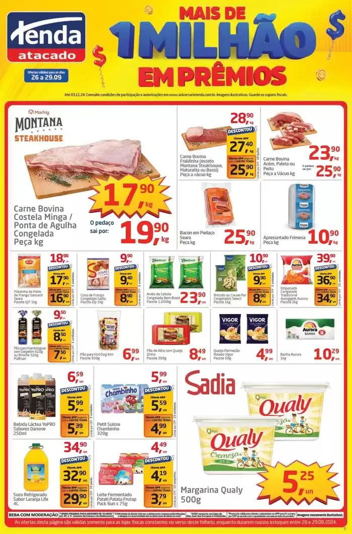 Encarte de ANIVERSÁRIO TÔ NO TENDA TÔ NO LUCRO 26 de setembro até 29 de setembro 2024 - Pagina 3