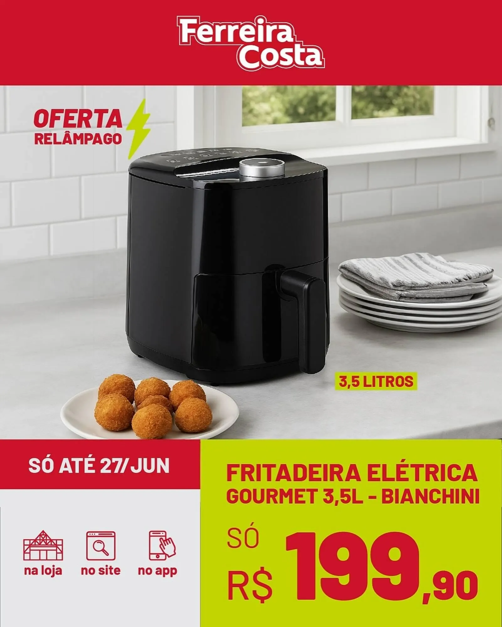 Encarte de Catálogo Ferreira Costa 22 de junho até 27 de junho 2025 - Pagina 3