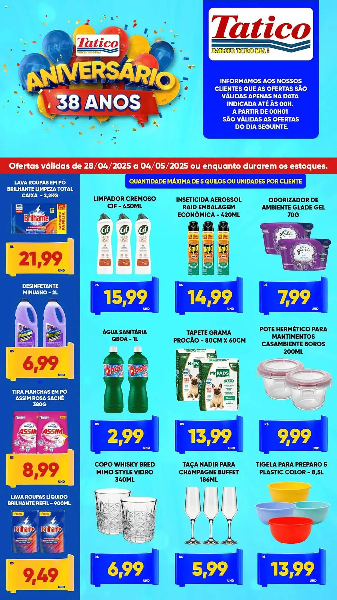 Encarte de Catálogo Tatico 28 de abril até 5 de maio 2025 - Pagina 8