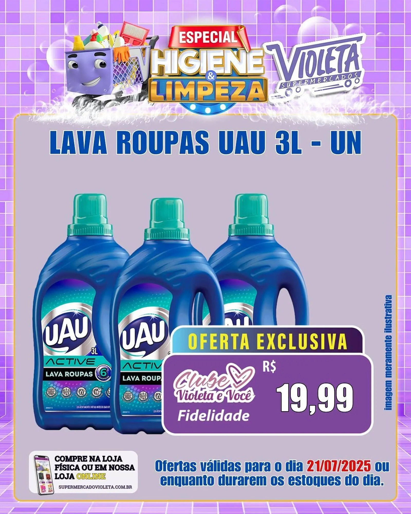 Encarte de Catálogo Violeta Supermercados 21 de julho até 21 de julho 2025 - Pagina 2
