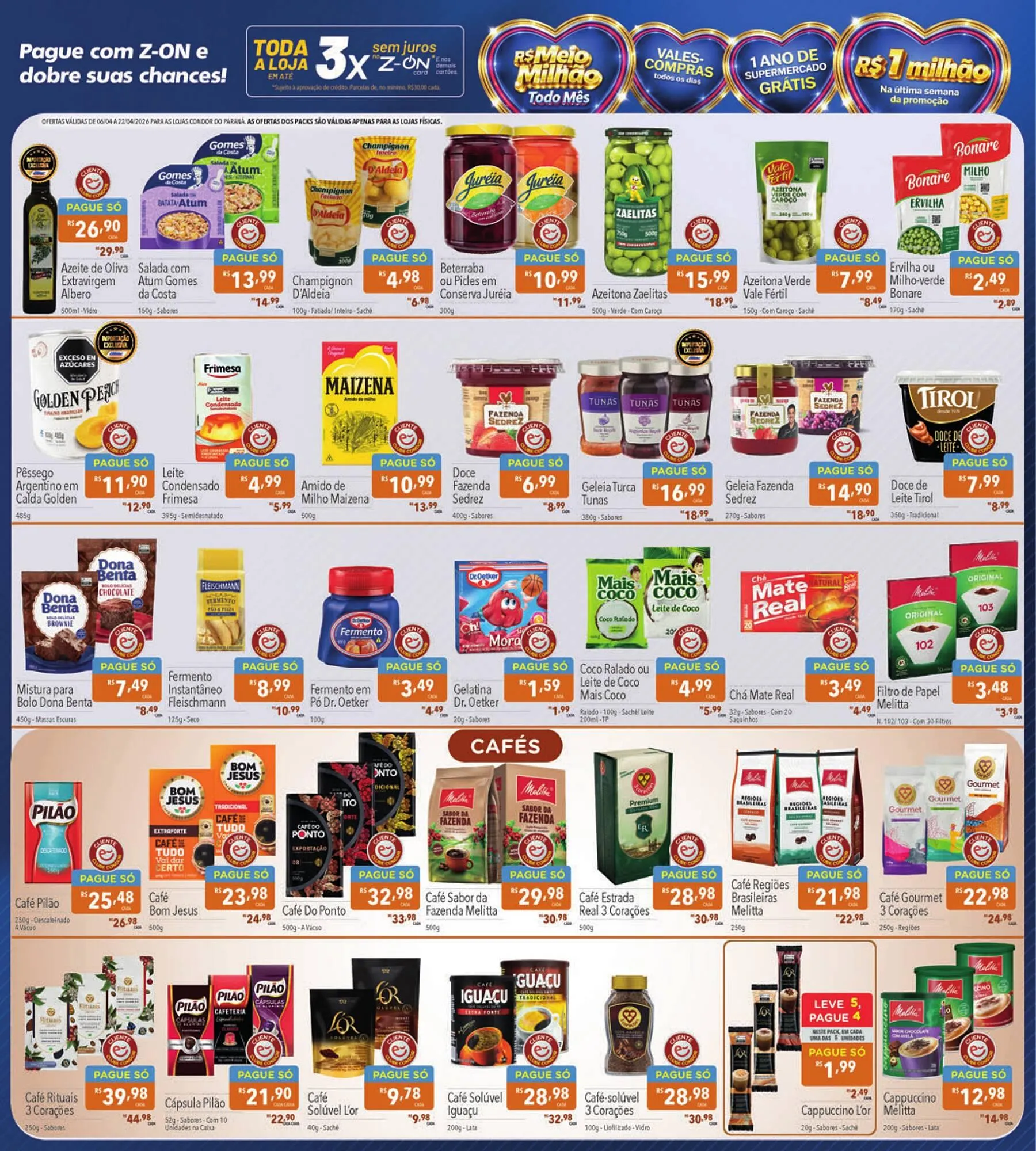 Encarte de Catálogo Supermercados Condor 6 de abril até 22 de abril 2026 - Pagina 3