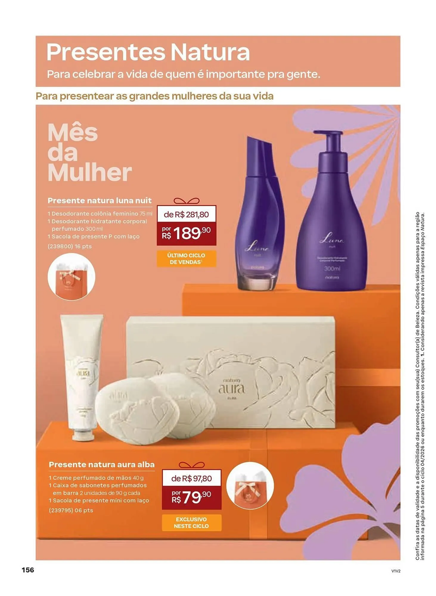 Encarte de Catálogo Natura 20 de fevereiro até 26 de março 2026 - Pagina 156