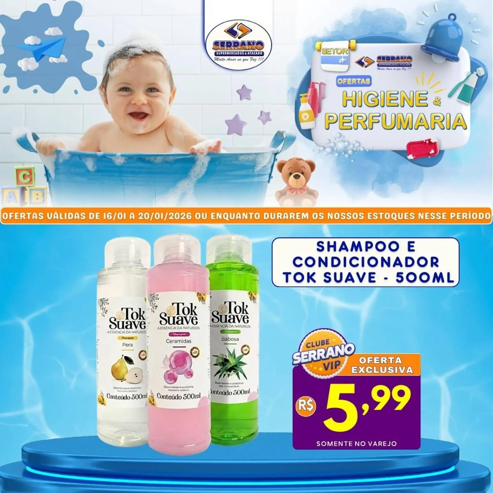 Encarte de Catálogo Serrano Supermercado 16 de janeiro até 20 de janeiro 2026 - Pagina 2