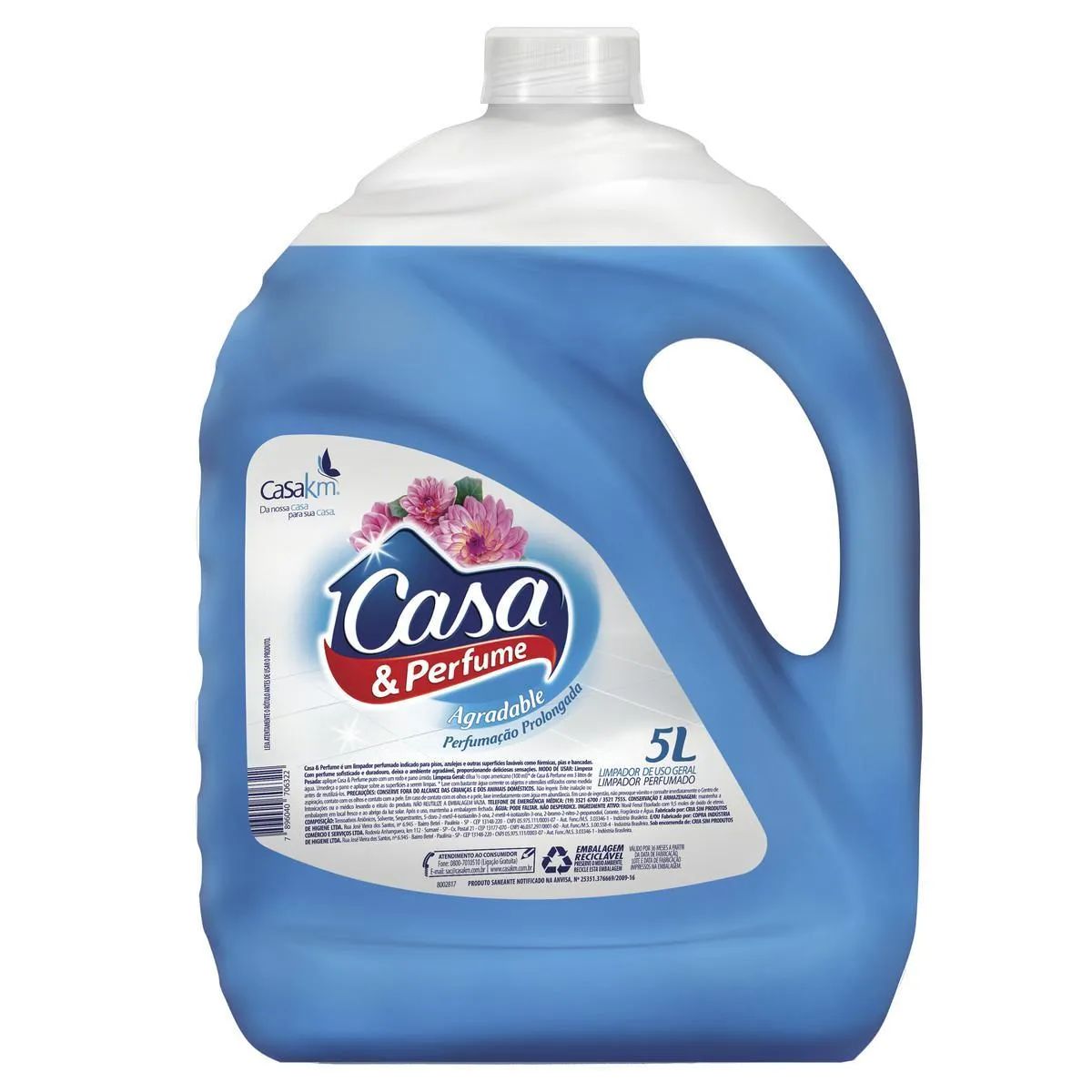 Limpador Perfumado Casa & Perfume Agradable 5lt