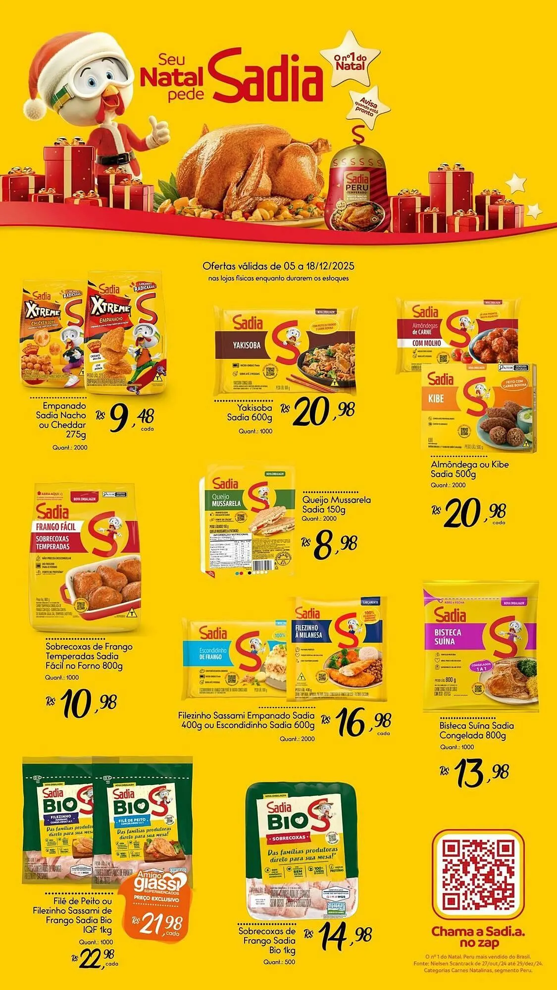 Encarte de Encarte Giassi Supermercados 5 de dezembro até 18 de dezembro 2025 - Pagina 1