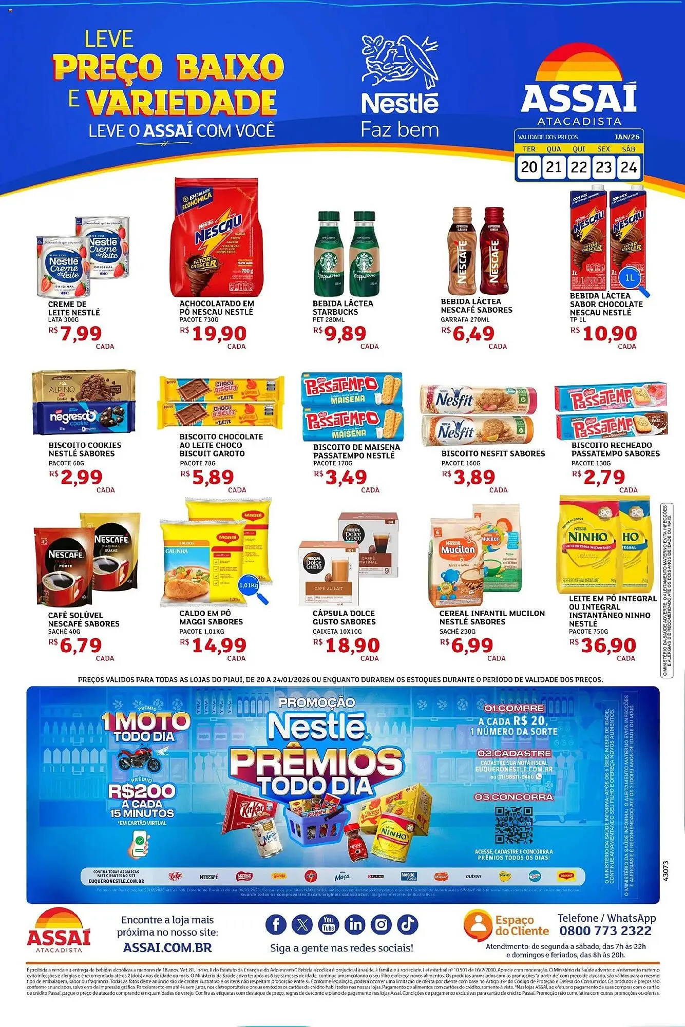 Encarte de Encarte Assaí Atacadista 20 de janeiro até 24 de janeiro 2026 - Pagina 1