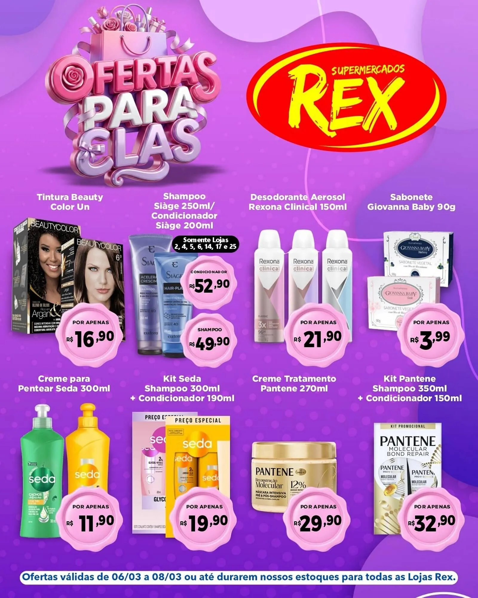 Encarte de Catálogo Supermercados Rex 6 de março até 8 de março 2026 - Pagina 1