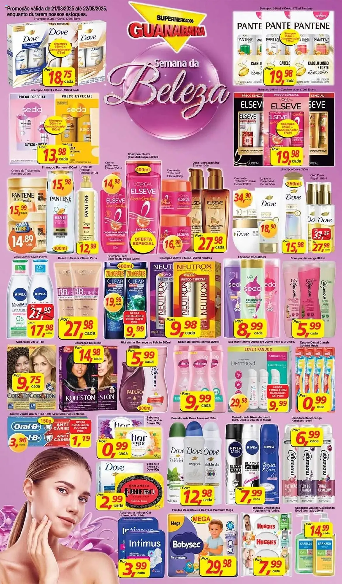 Encarte de Catálogo Supermercados Guanabara 21 de agosto até 25 de agosto 2025 - Pagina 1