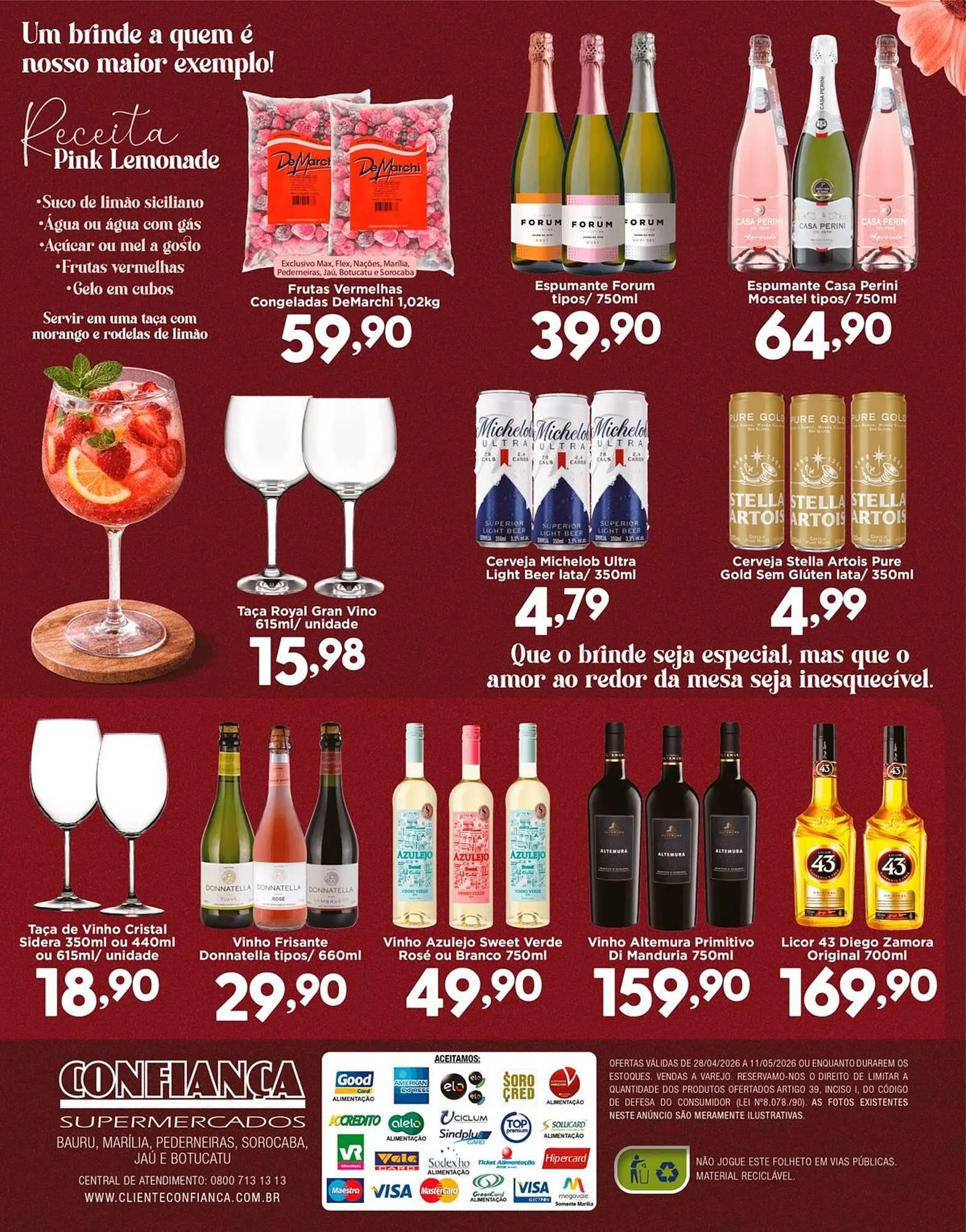 Encarte de Catálogo Confiança Supermercados 28 de abril até 11 de maio 2026 - Pagina 6