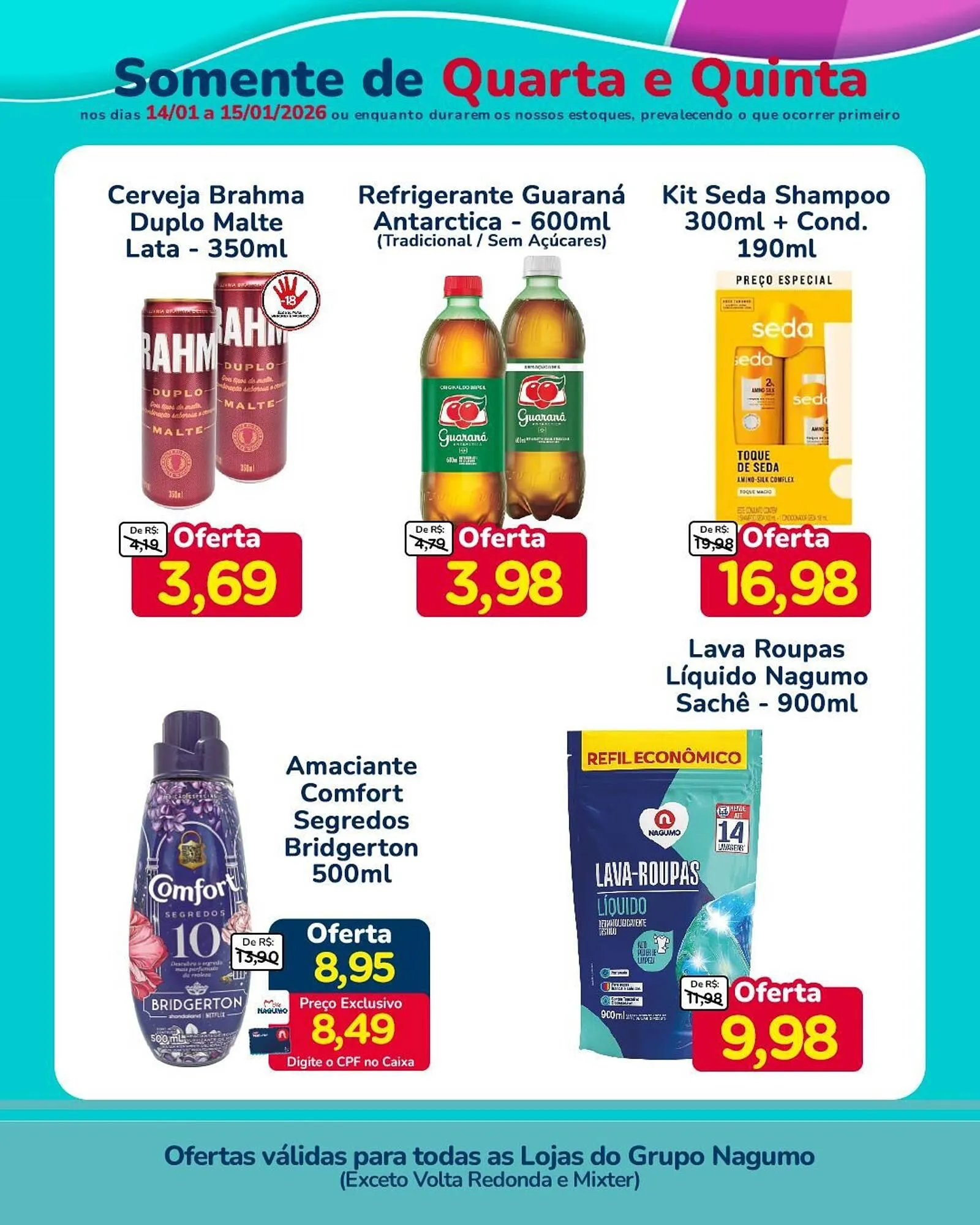 Encarte de Folheto Nagumo 14 de janeiro até 15 de janeiro 2026 - Pagina 3