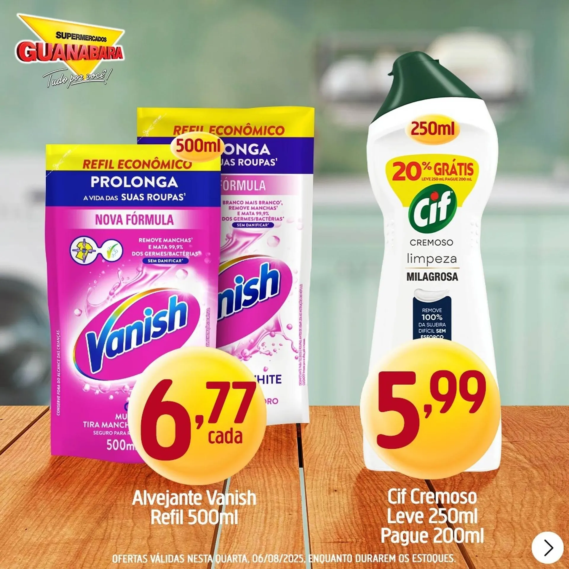 Encarte de Catálogo Supermercados Guanabara 6 de agosto até 6 de agosto 2025 - Pagina 1