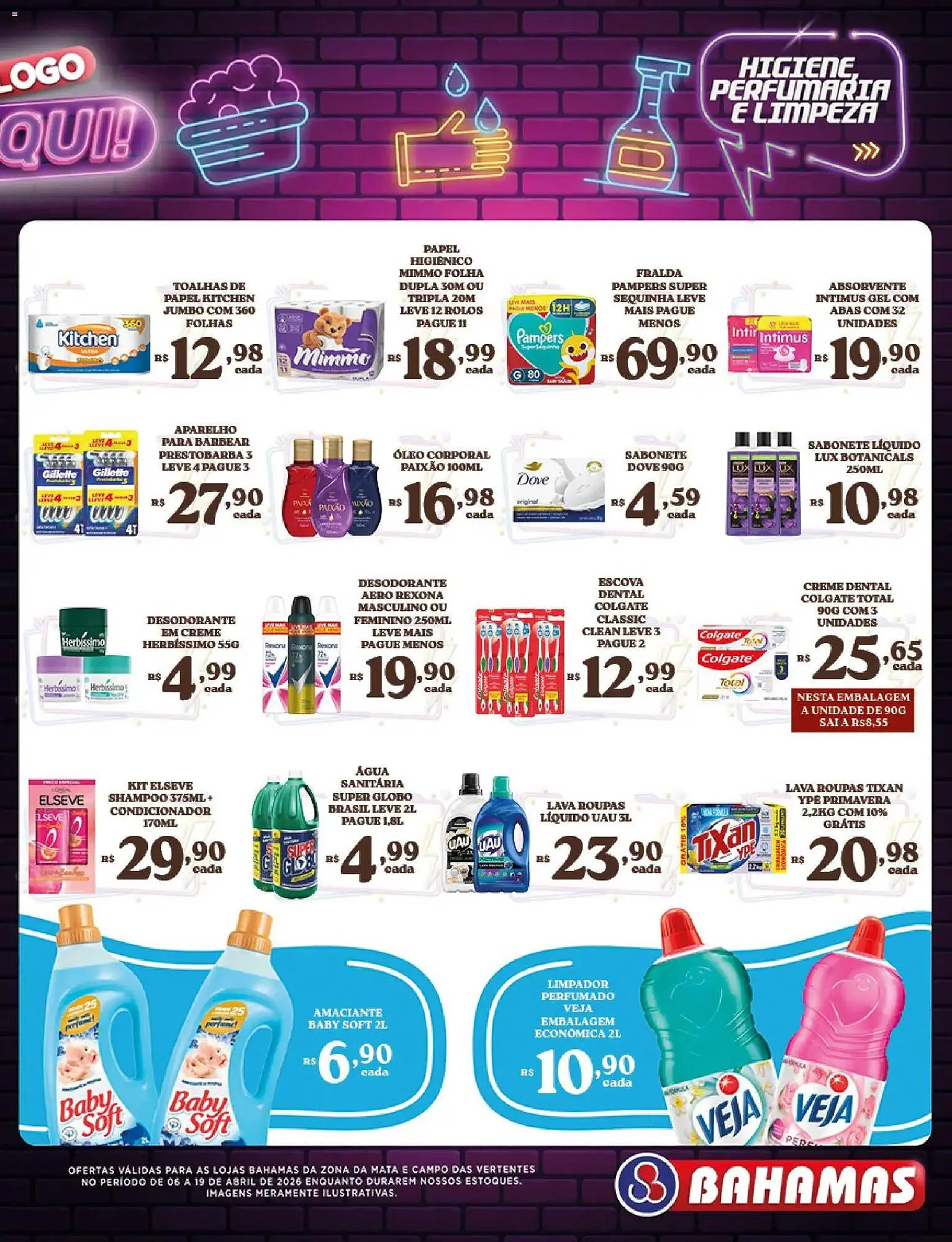 Encarte de Catálogo Bahamas Supermercados 6 de abril até 19 de abril 2026 - Pagina 11