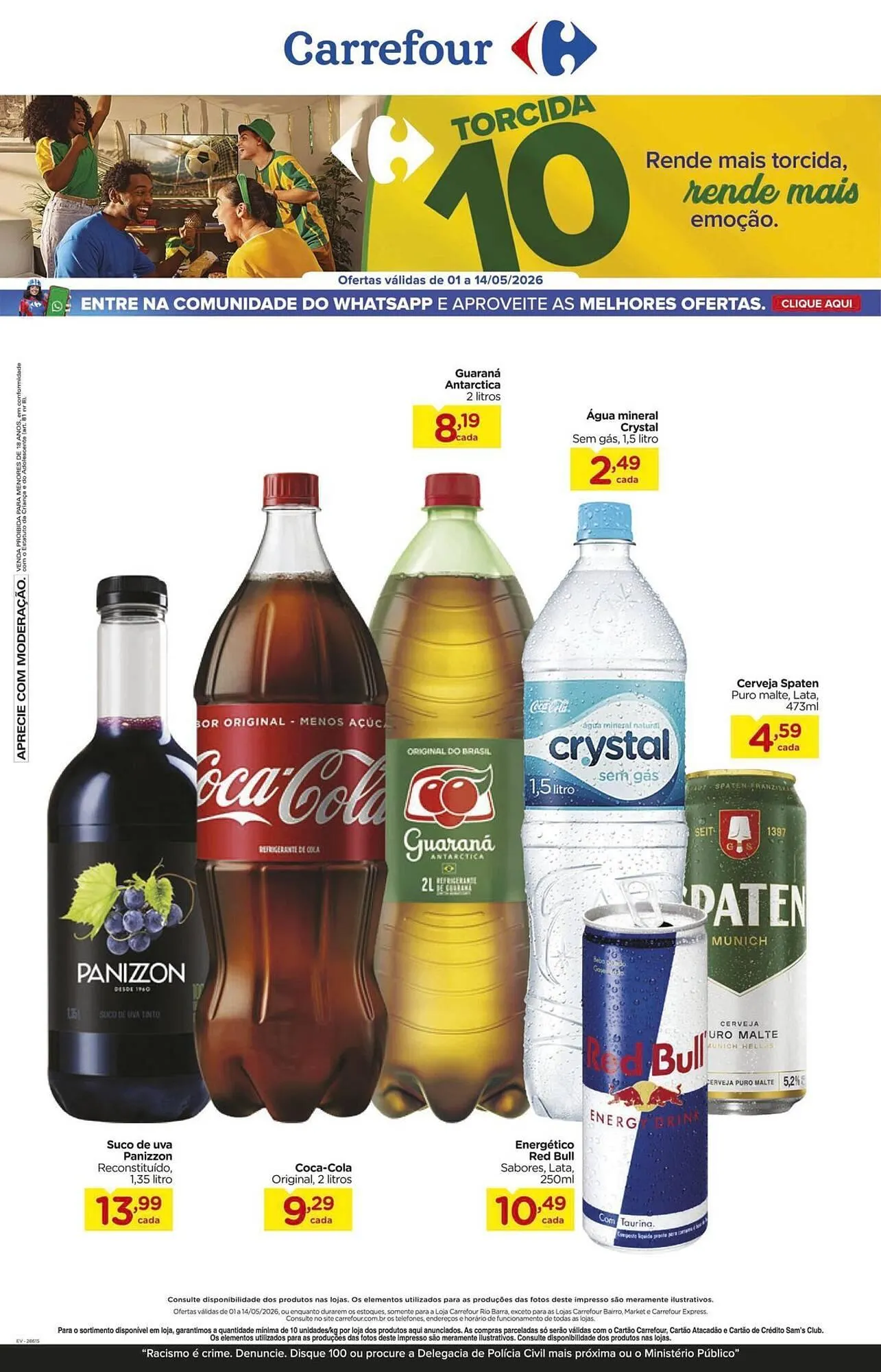 Encarte de Folheto Carrefour 4 de maio até 14 de maio 2026 - Pagina 1