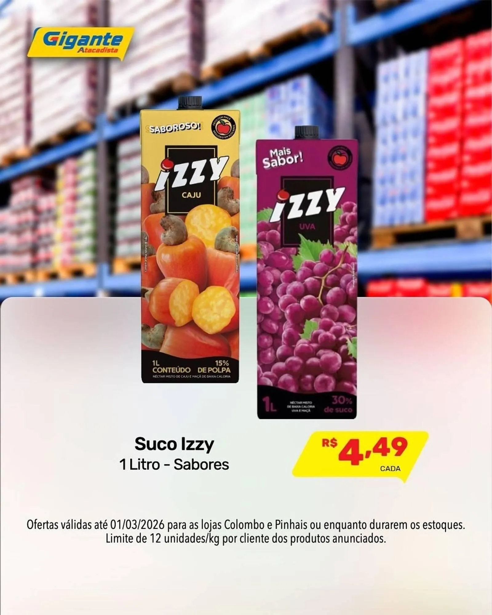 Encarte de Encarte Gigante Atacadista 25 de fevereiro até 1 de março 2026 - Pagina 1