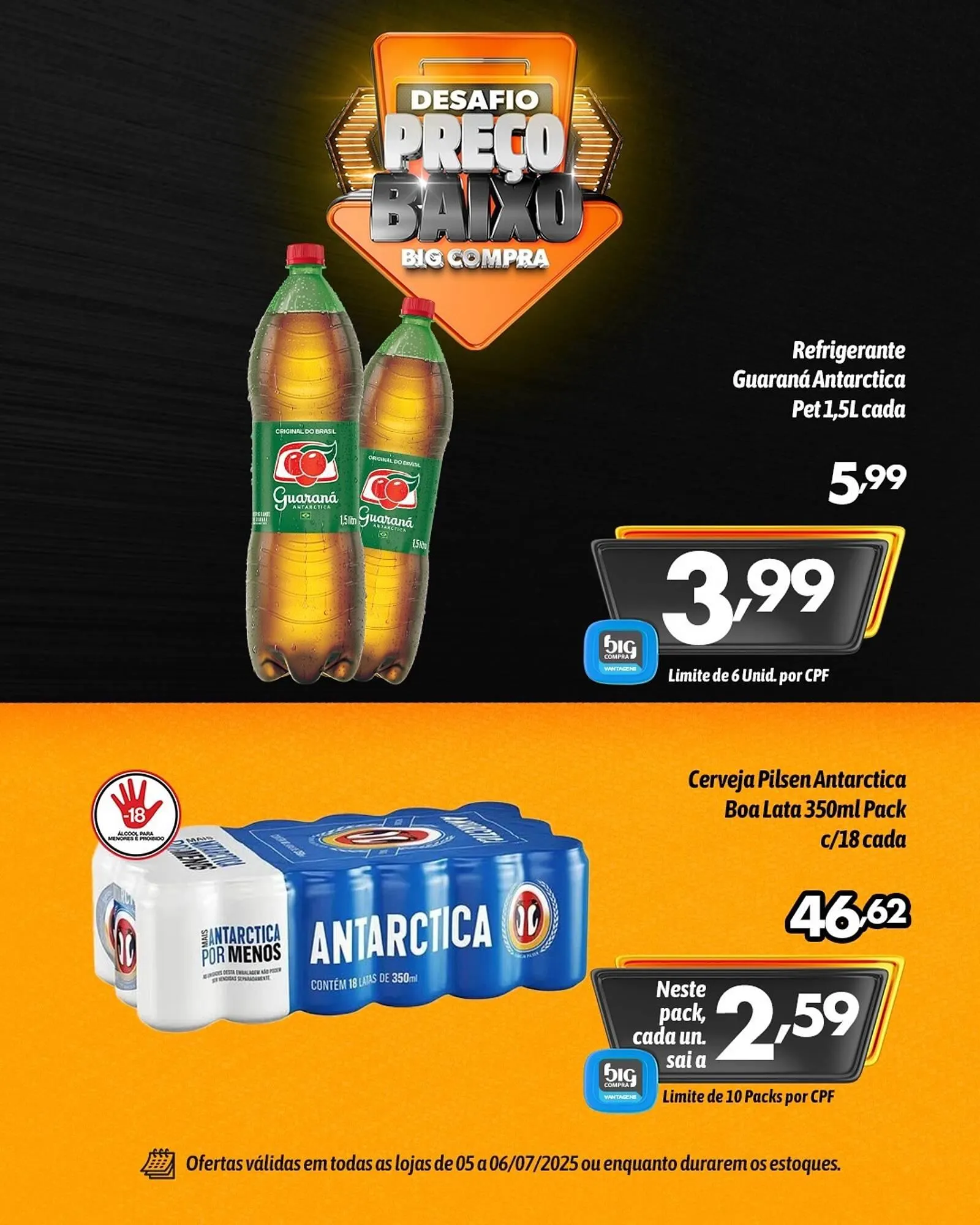 Encarte de Catálogo Supermercados Big Compra 5 de julho até 6 de julho 2025 - Pagina 3