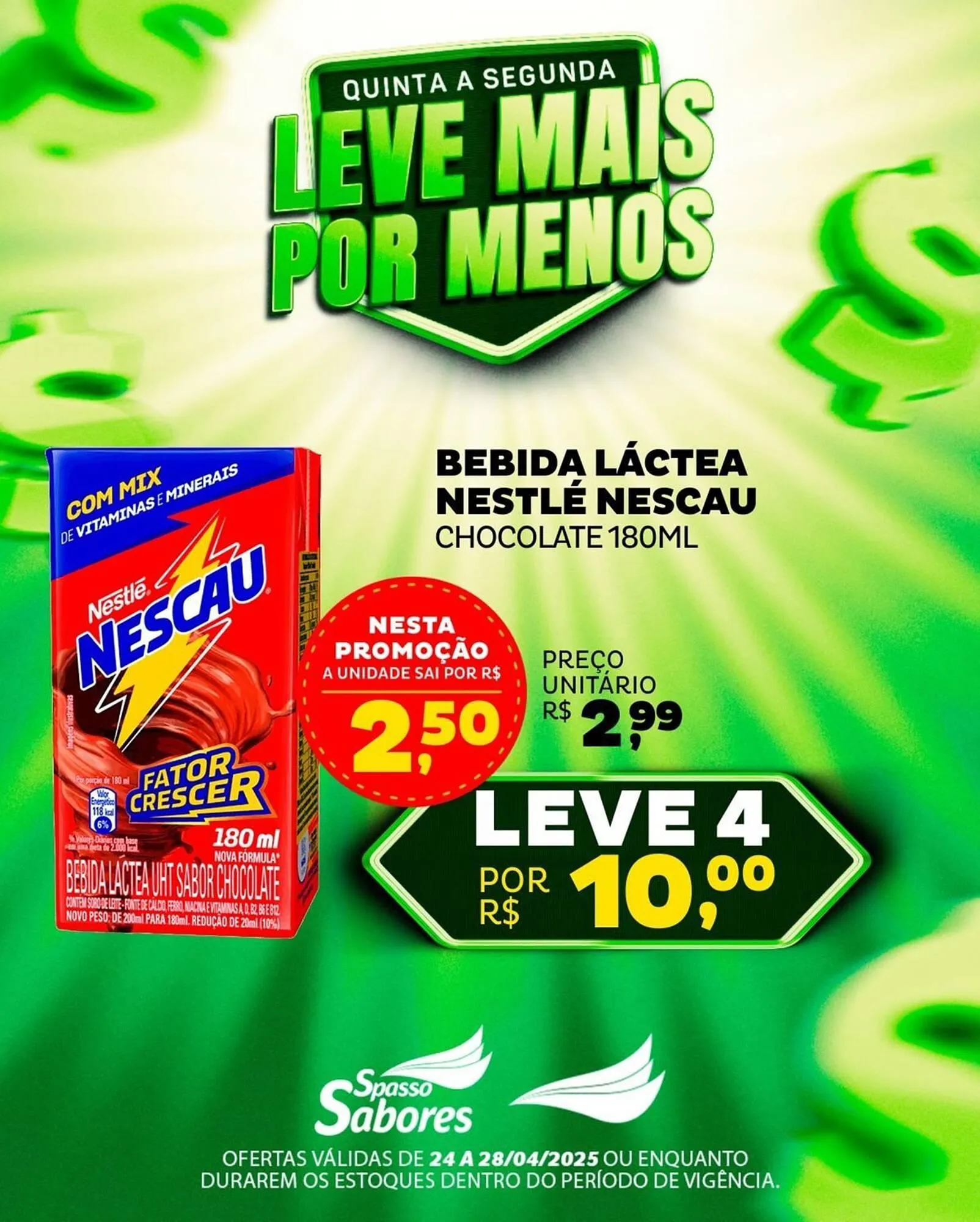 Encarte de Catálogo Spasso Sabores 24 de abril até 28 de abril 2025 - Pagina 3