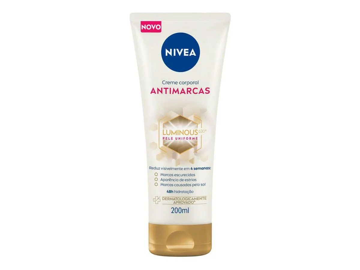 Creme Corporal Antimarcas Nivea Luminous 630 Pele Uniforme 200ml