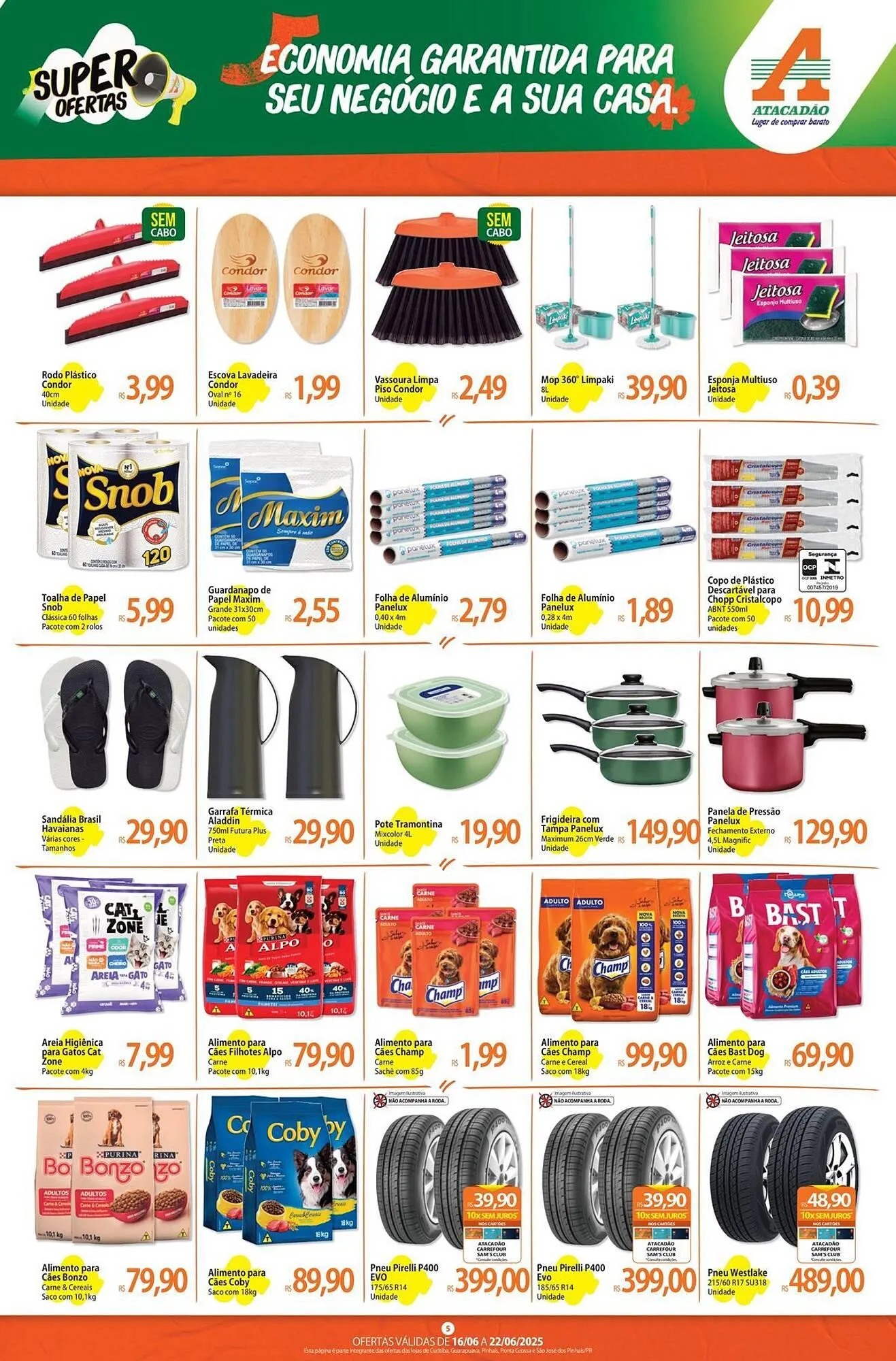 Encarte de Catálogo Atacadão 16 de junho até 22 de junho 2025 - Pagina 5
