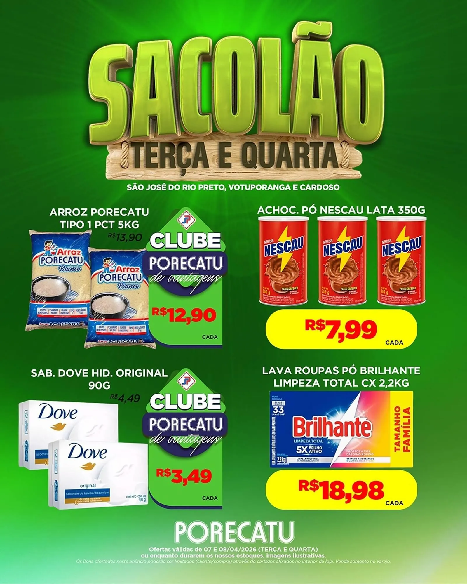 Encarte de Catálogo Supermercado Porecatu 7 de abril até 8 de abril 2026 - Pagina 2