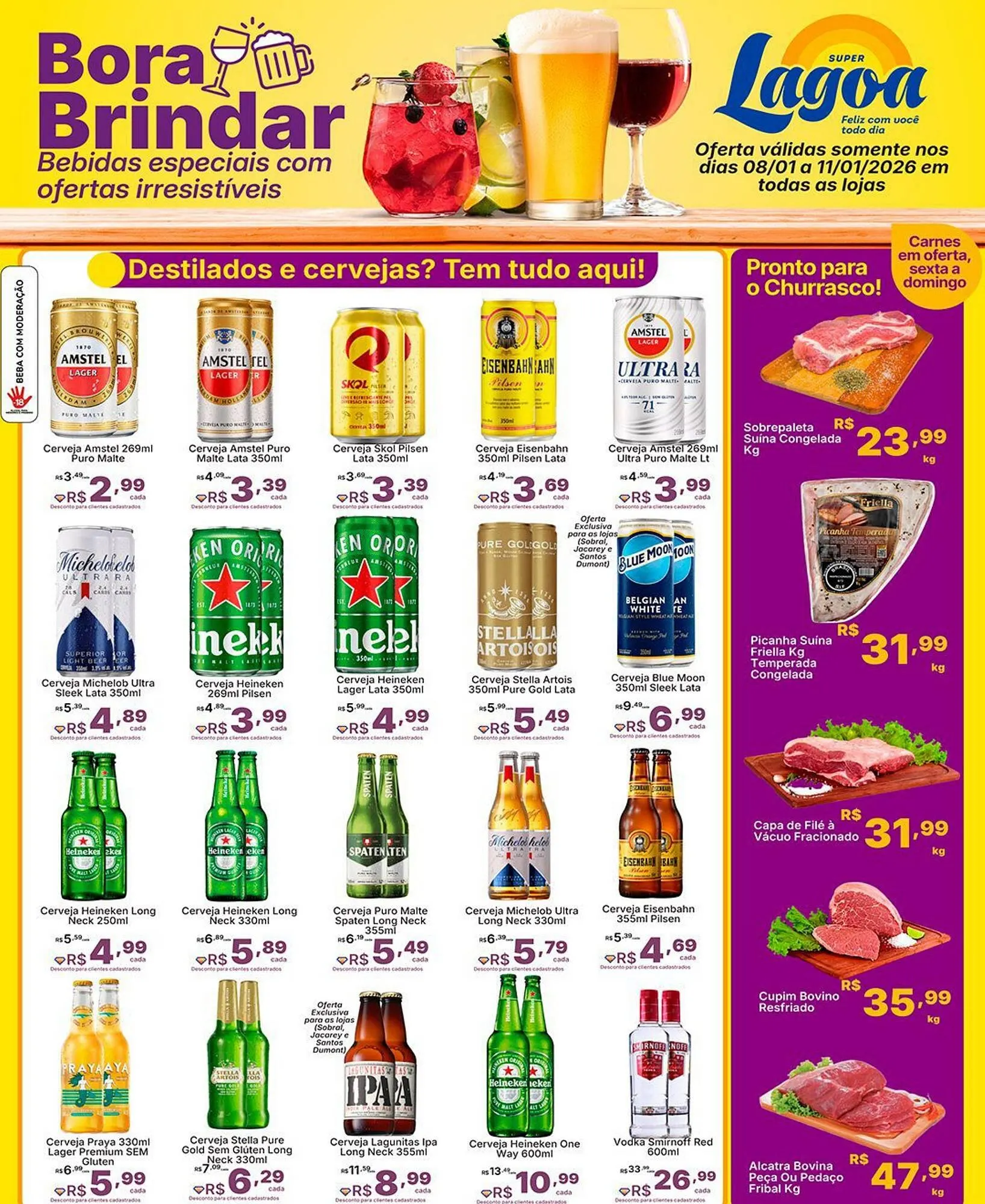 Encarte de Encarte Super Lagoa 9 de janeiro até 11 de janeiro 2026 - Pagina 1