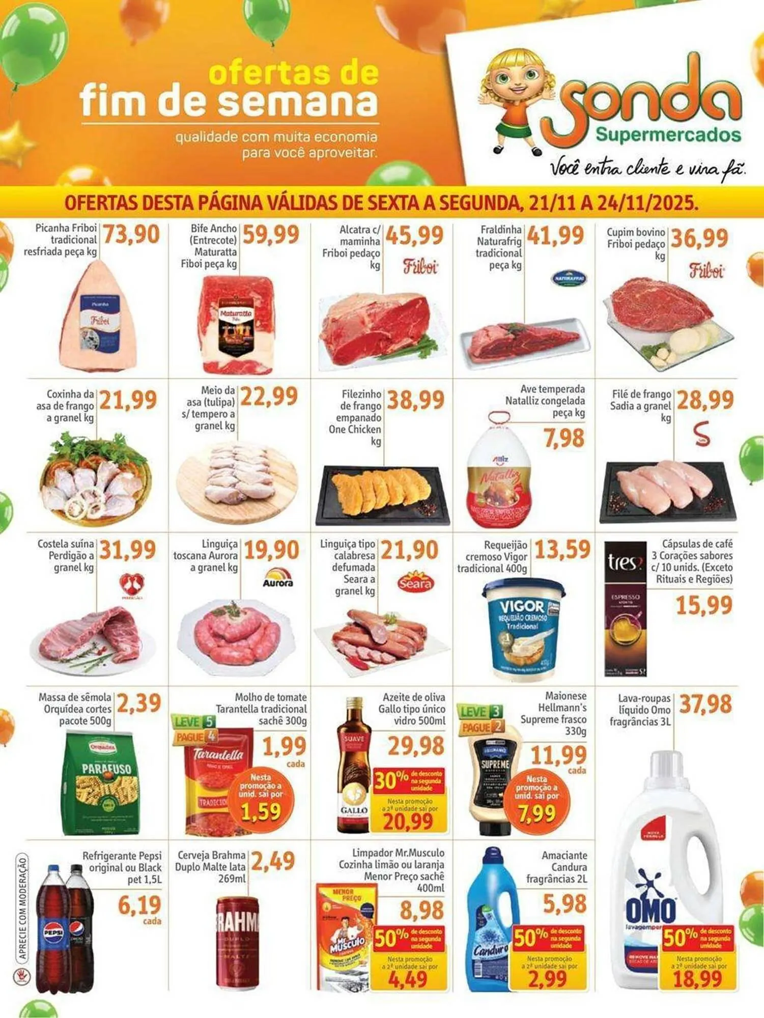 Encarte de Folheto Sonda 21 de novembro até 24 de novembro 2025 - Pagina 1
