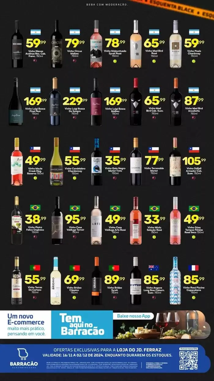 Encarte de Encarte Barracão Supermercado 18 de novembro até 2 de dezembro 2024 - Pagina 1