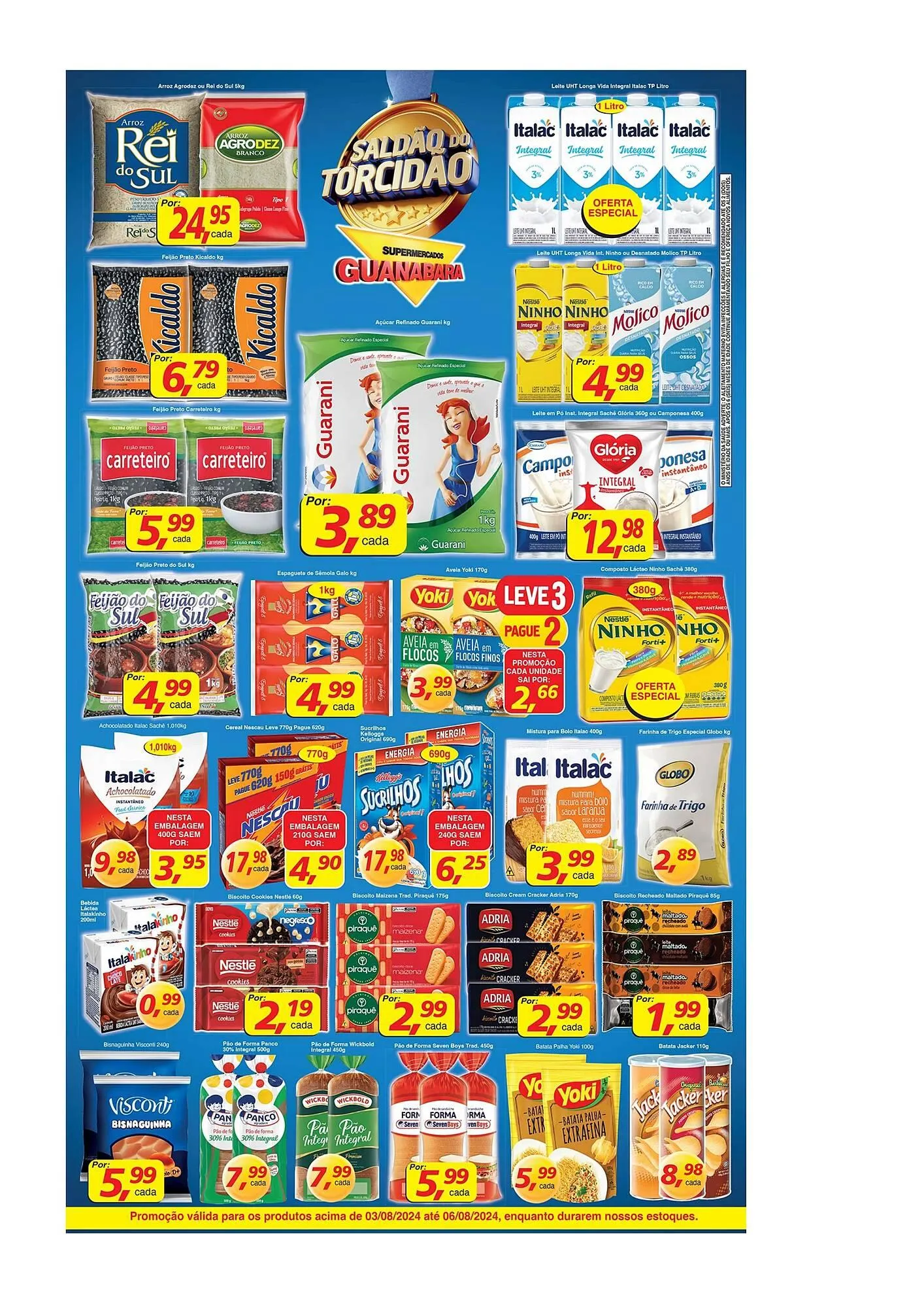 Encarte de Catálogo Supermercados Guanabara 3 de agosto até 6 de agosto 2024 - Pagina 11