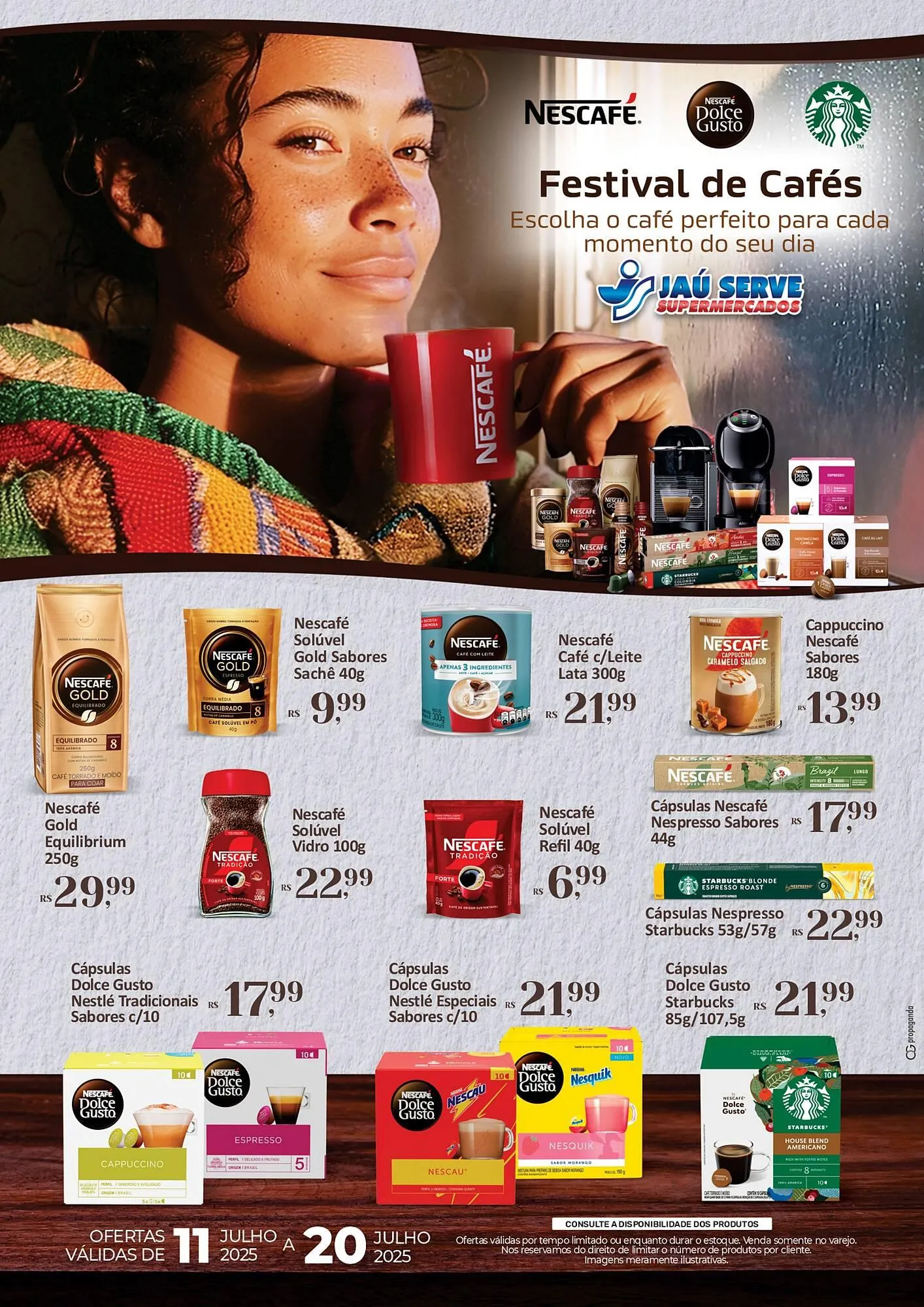 Encarte de Catálogo Supermercados Jau Serve 14 de julho até 20 de julho 2025 - Pagina 1