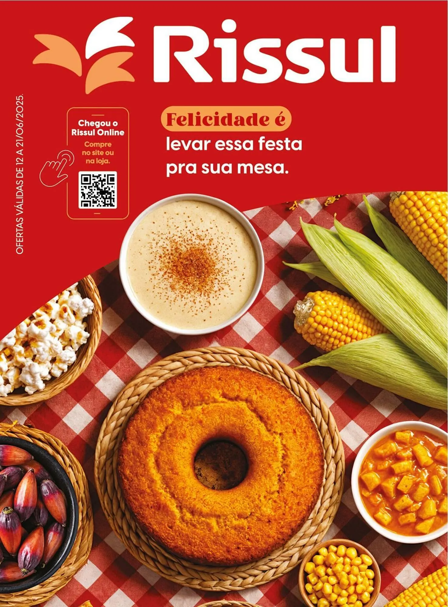 Encarte de Catálogo Supper Rissul 12 de junho até 21 de junho 2025 - Pagina 1