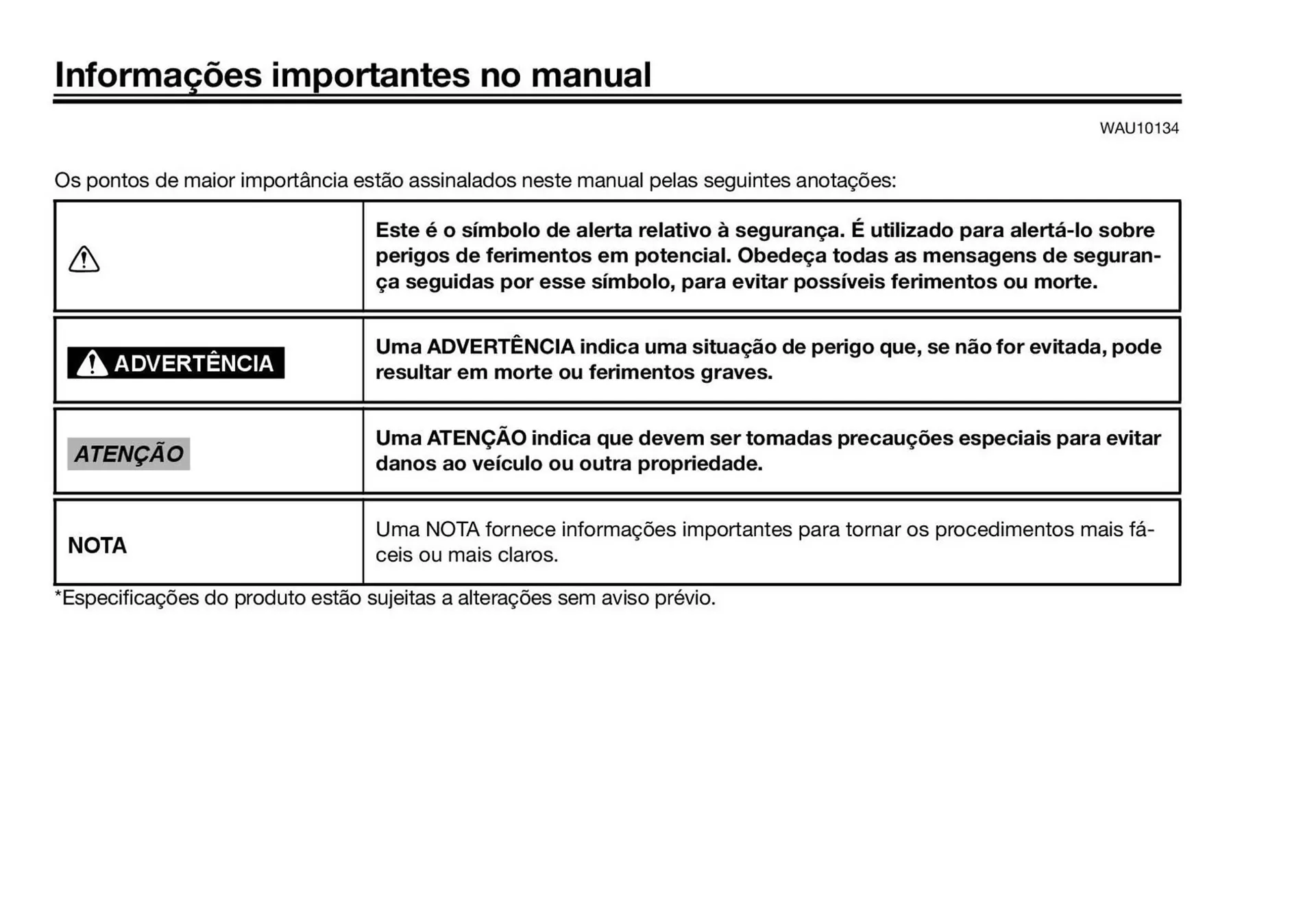 Encarte de Catálogo Yamaha 12 de junho até 31 de dezembro 2025 - Pagina 4