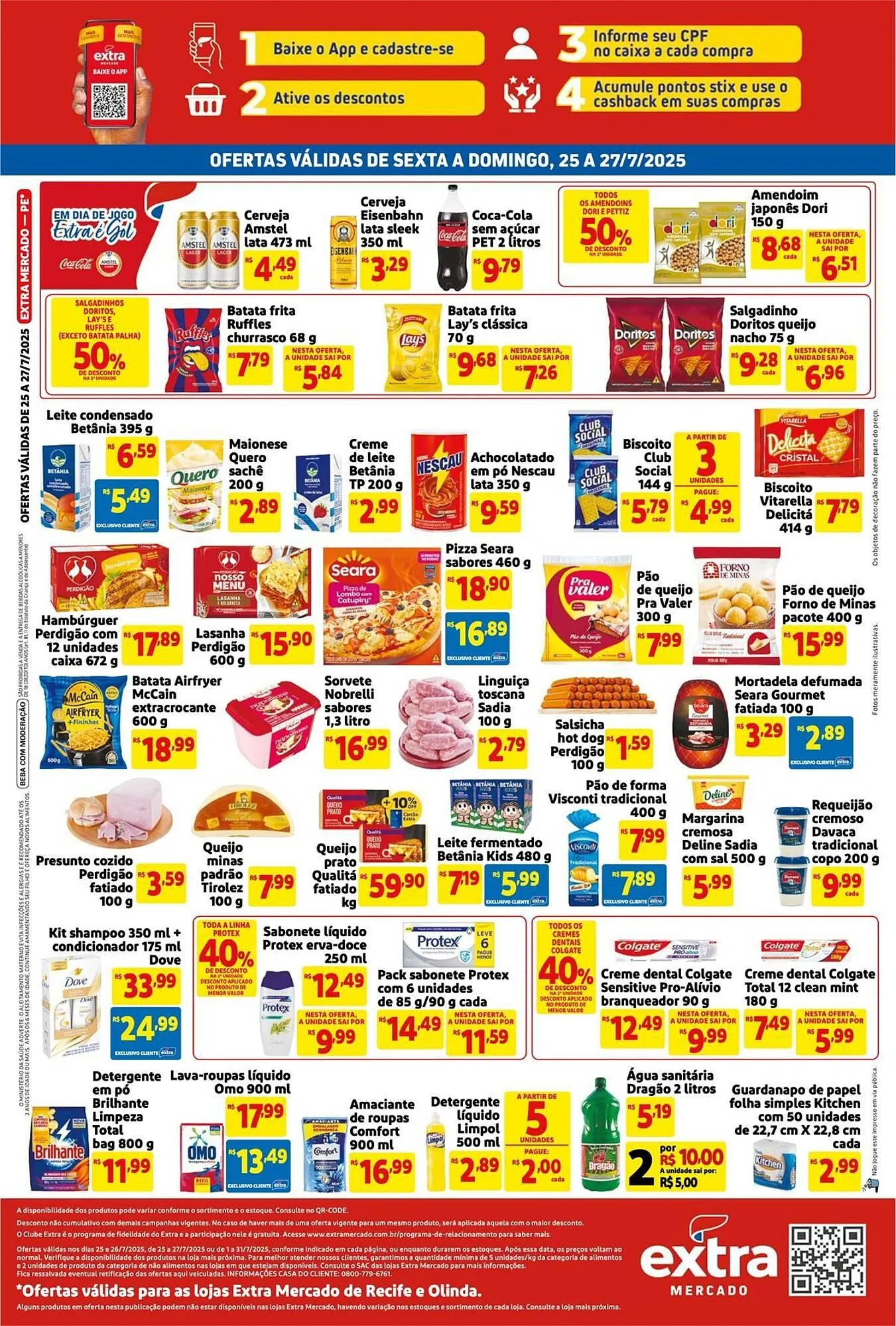 Encarte de Catálogo Mercado Extra 25 de julho até 27 de julho 2025 - Pagina 2