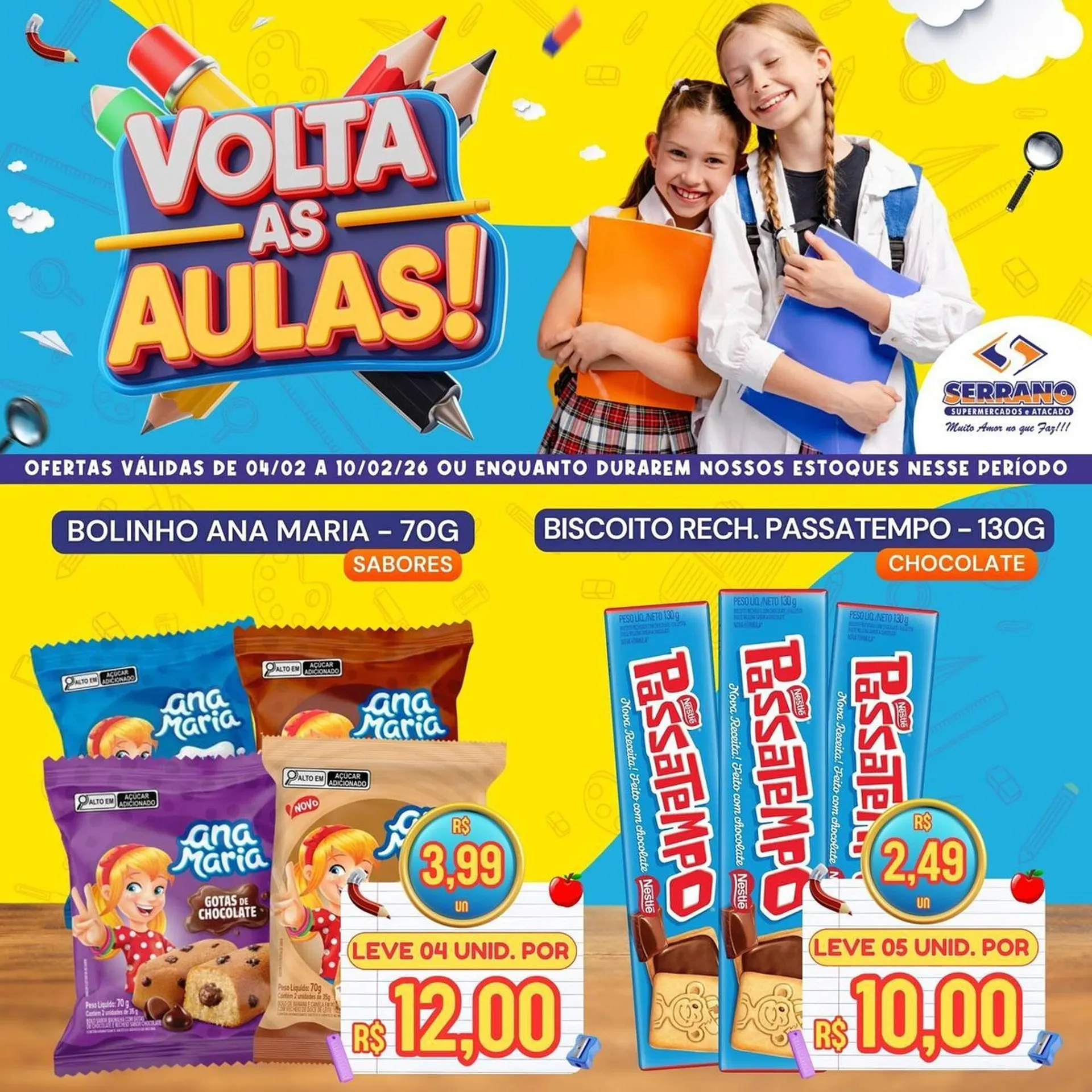 Encarte de Catálogo Serrano Supermercado 2 de abril até 2 de outubro 2026 - Pagina 1