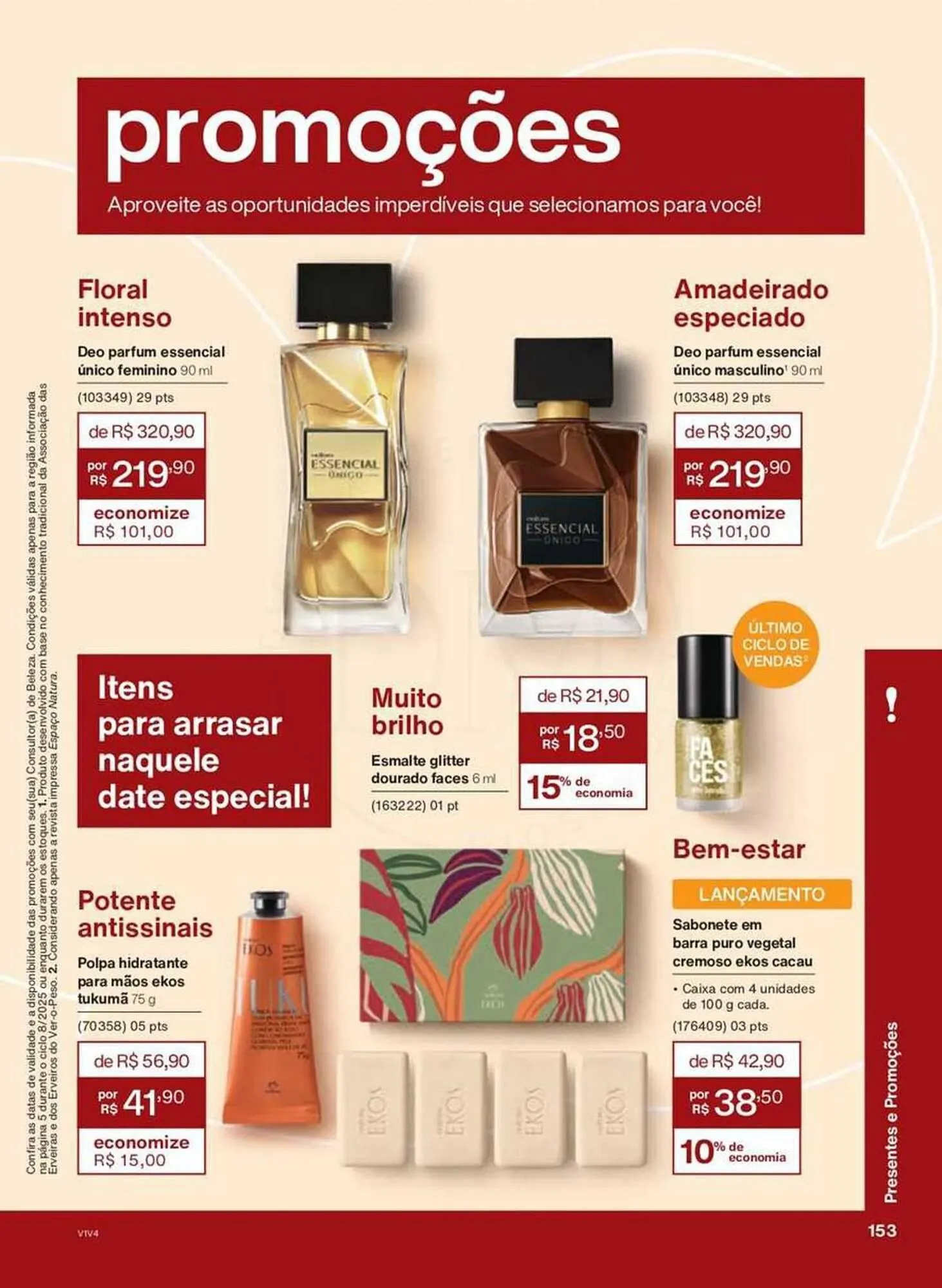 Encarte de Catálogo Natura 24 de abril até 30 de maio 2025 - Pagina 153