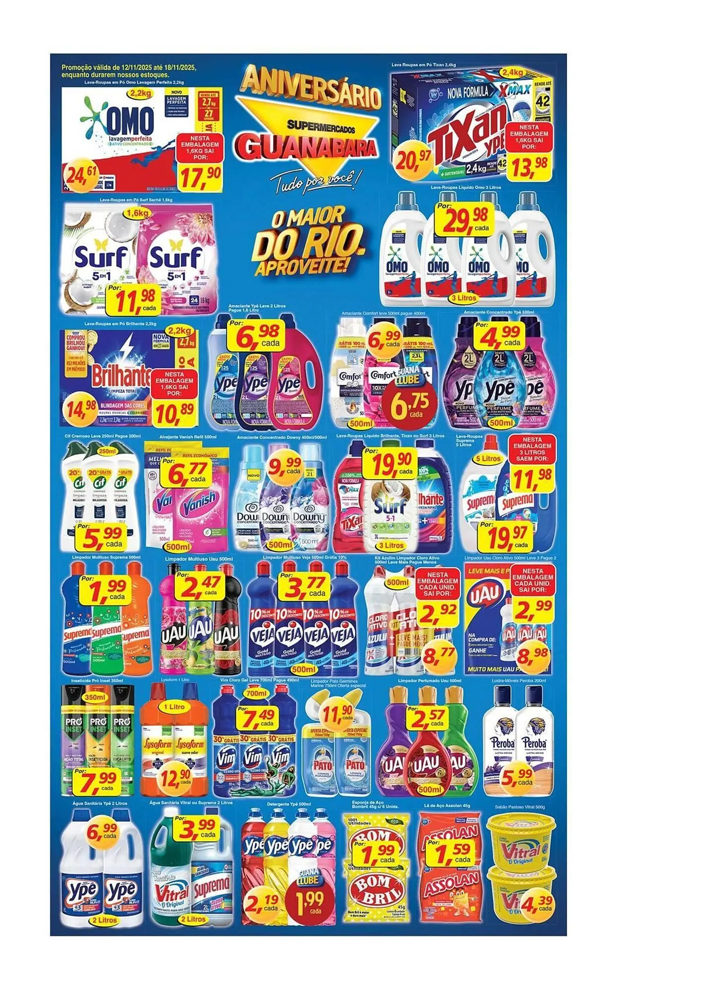 Encarte de Encarte Supermercados Guanabara 12 de novembro até 18 de novembro 2025 - Pagina 12