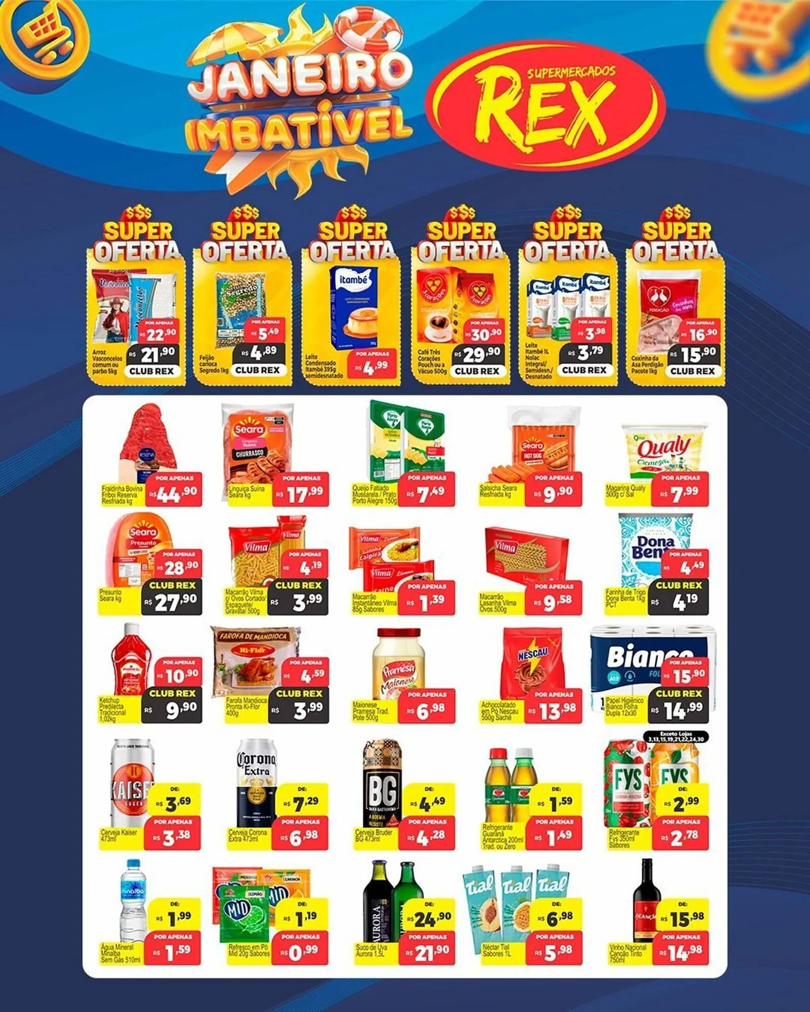 Encarte de Catálogo Supermercados Rex 16 de janeiro até 21 de janeiro 2026 - Pagina 3
