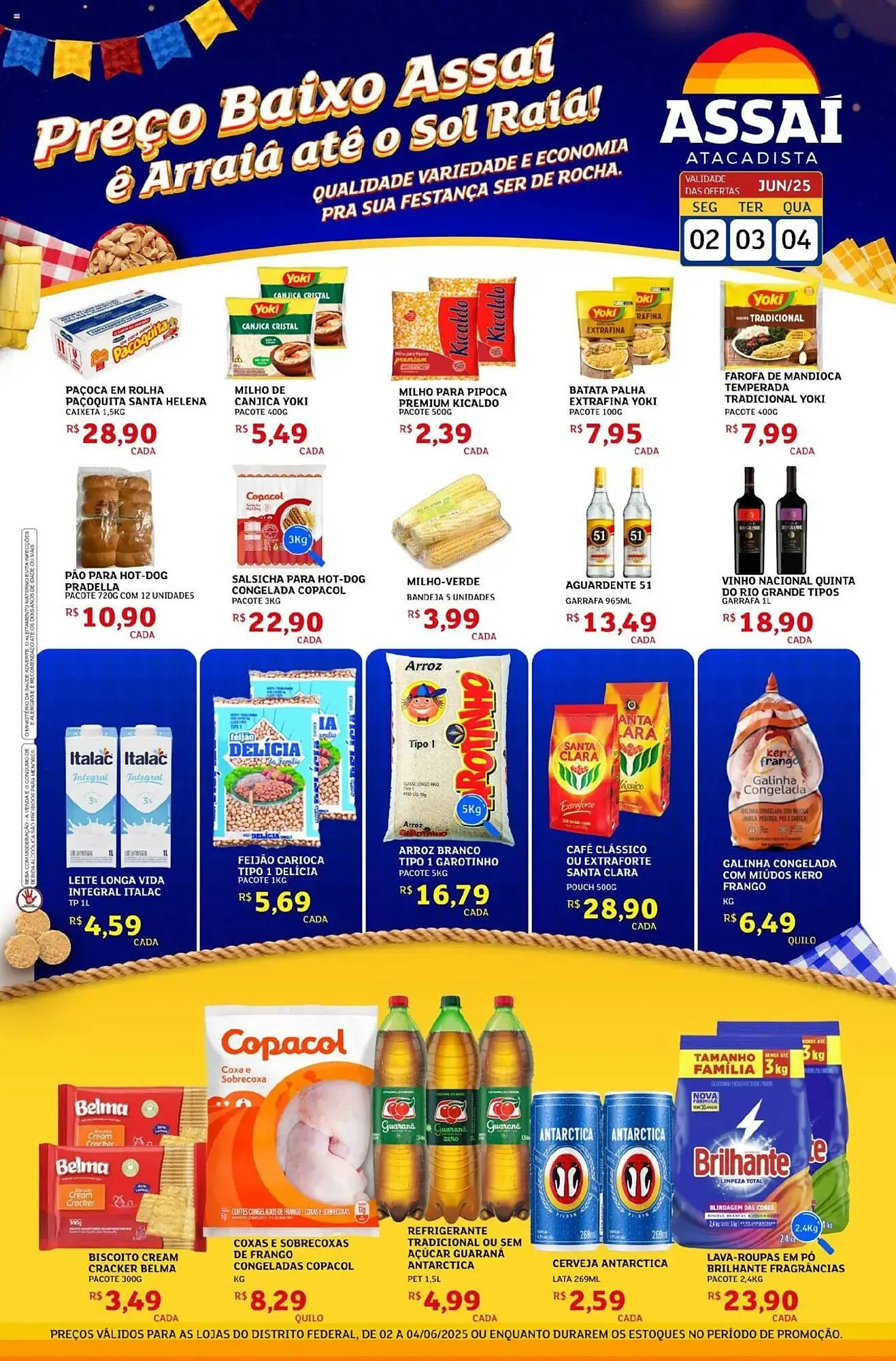 Encarte de Catálogo Assaí Atacadista 2 de junho até 4 de junho 2025 - Pagina 1