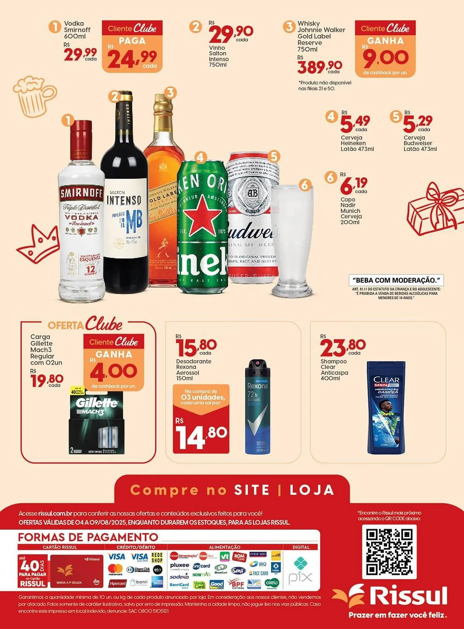 Encarte de Catálogo Supper Rissul 4 de agosto até 9 de agosto 2025 - Pagina 5