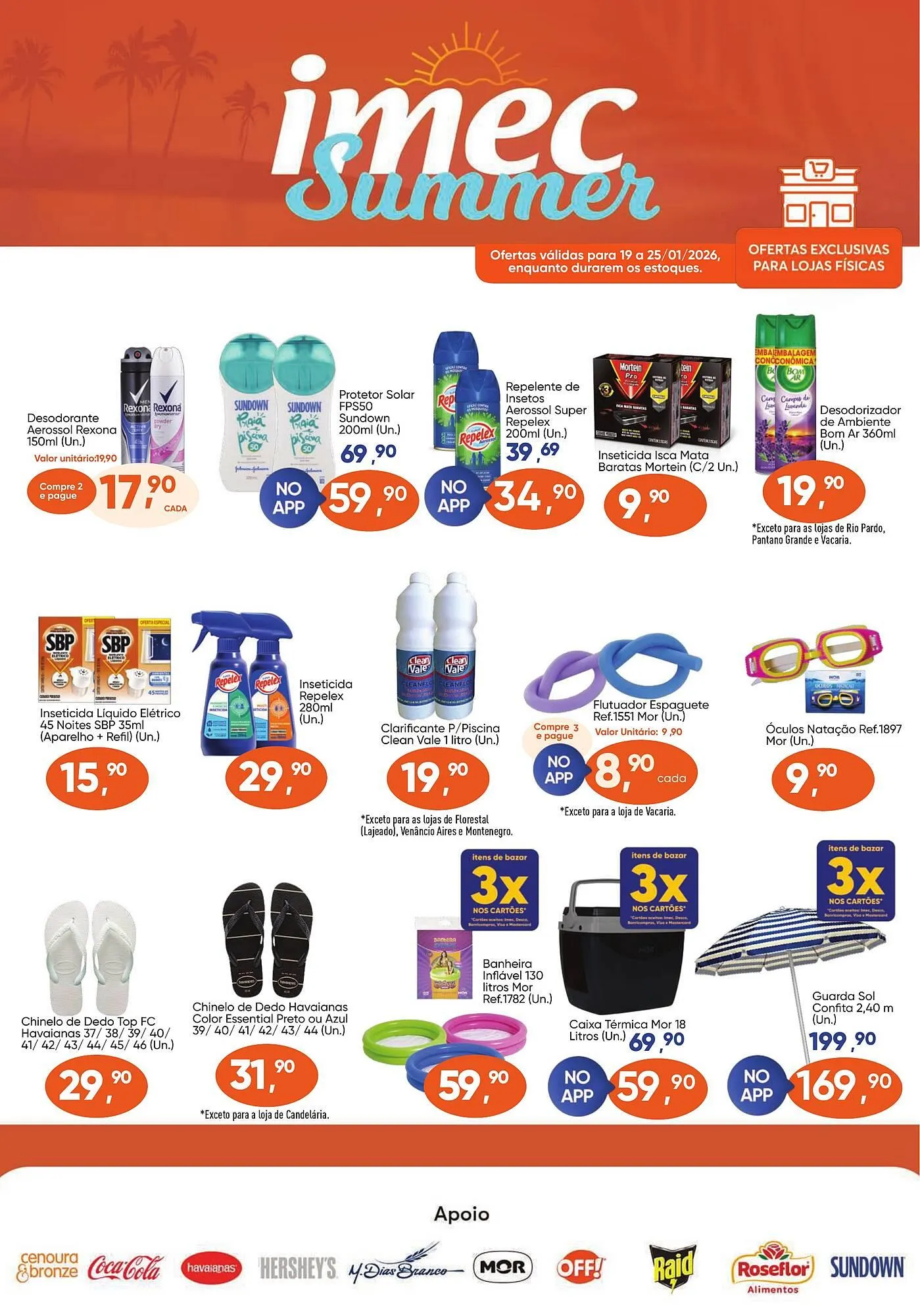 Encarte de Catálogo Imec Supermercados 19 de janeiro até 25 de janeiro 2026 - Pagina 1