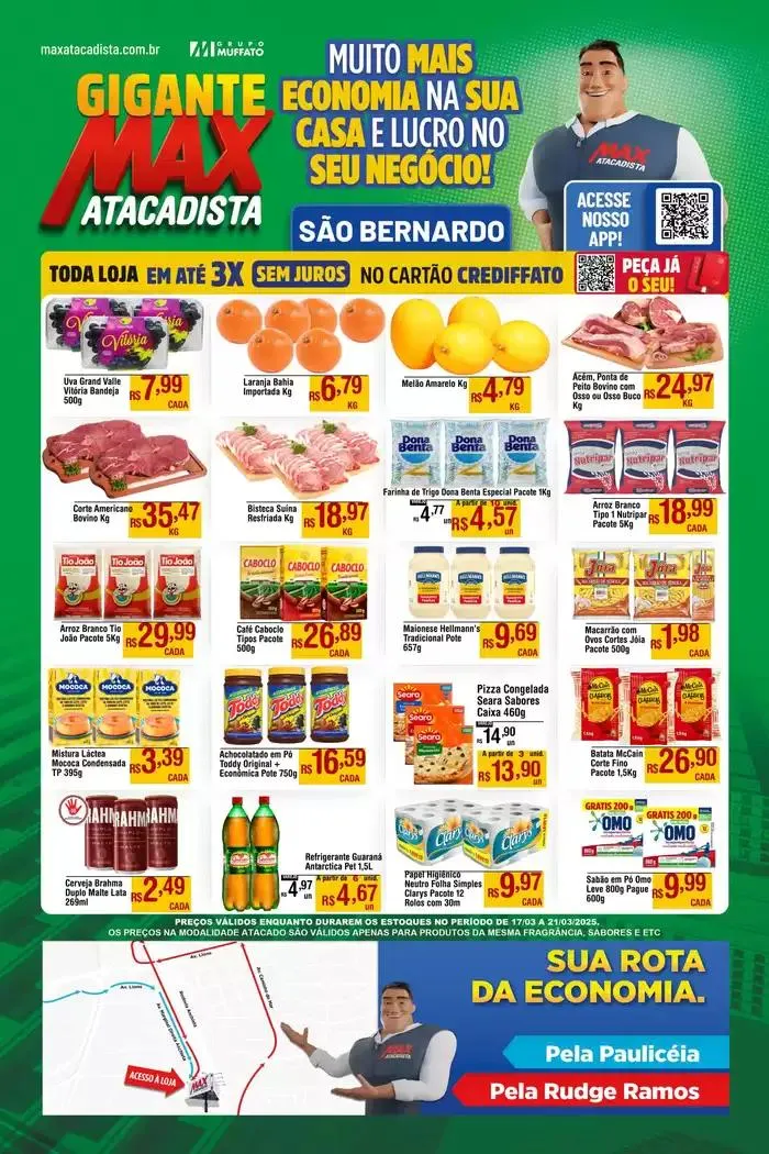 Encarte de Ofertas exclusivas e pechinchas 17 de março até 21 de março 2025 - Pagina 1