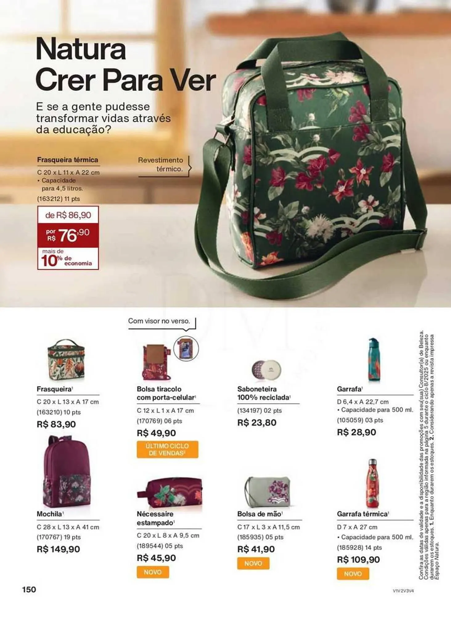 Encarte de Catálogo Natura 24 de abril até 30 de maio 2025 - Pagina 150