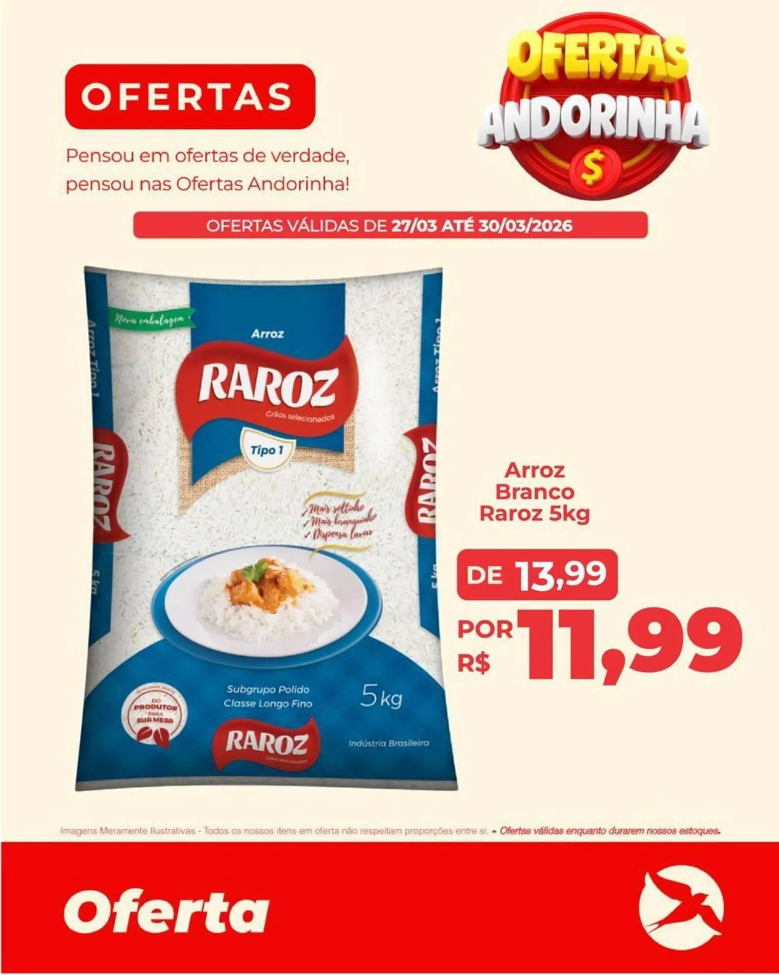 Encarte de Folheto Andorinha Hipermercado 27 de março até 30 de março 2026 - Pagina 1