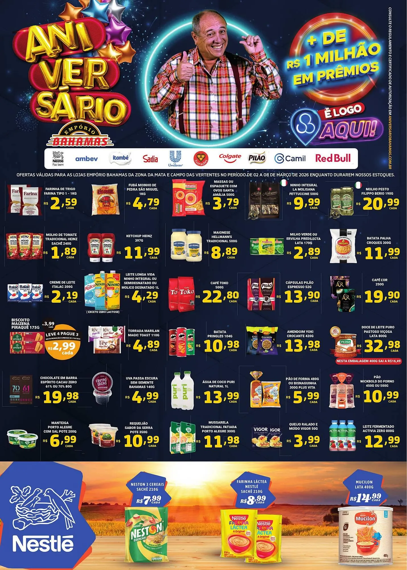Encarte de Catálogo Empório Bahamas 2 de março até 8 de março 2026 - Pagina 1