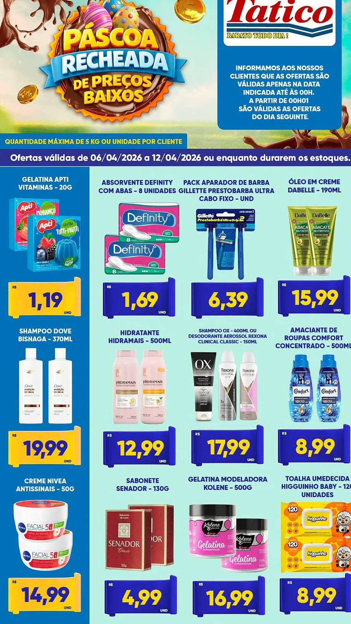 Encarte de Tabloide Tatico 6 de abril até 12 de abril 2026 - Pagina 7